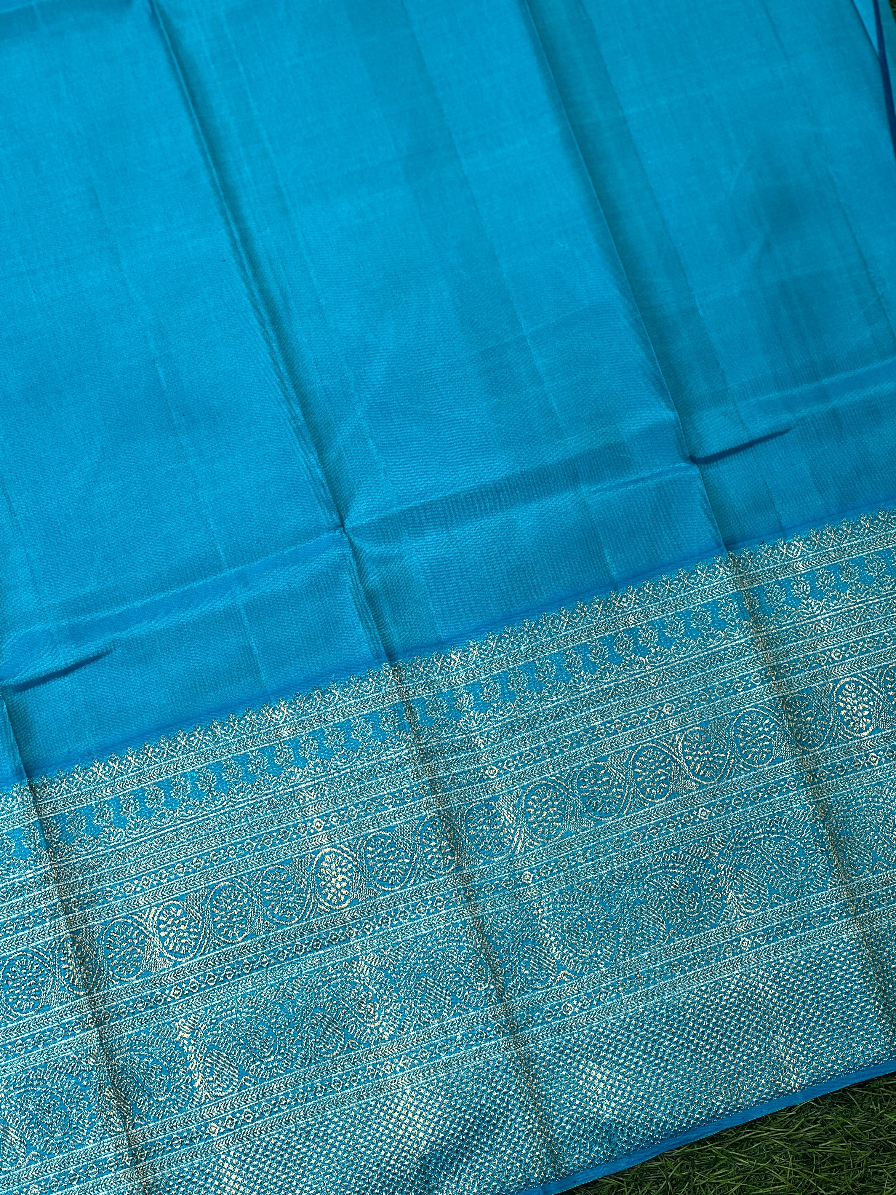 Printed Pure Silk Kanchipuram Saree | AK117