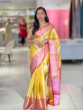 Silver Zari Weaved Traditional Patterned Semi Silk Saree | NN377