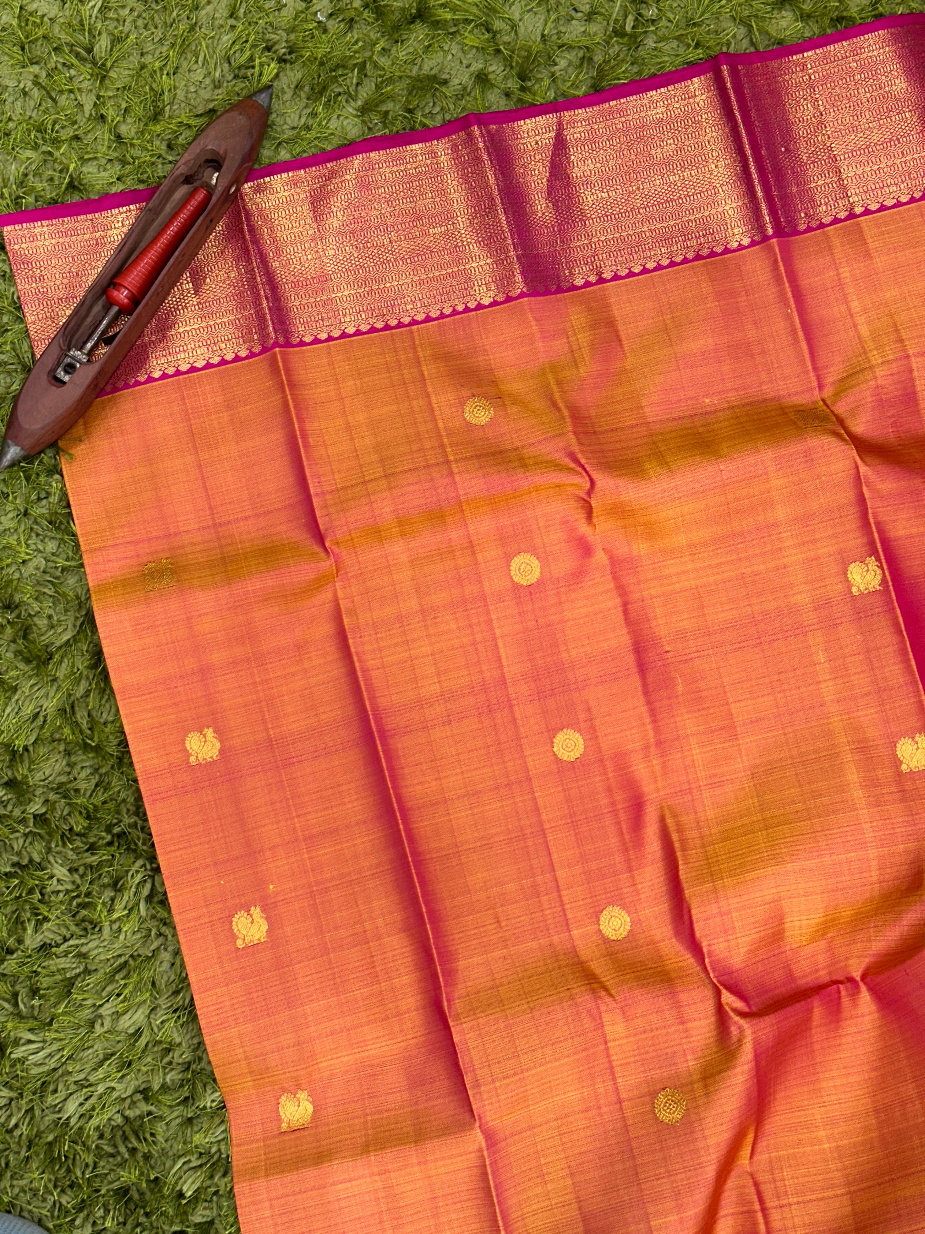 Zari Woven Butta Detailed Kanchipuram Saree | OM265
