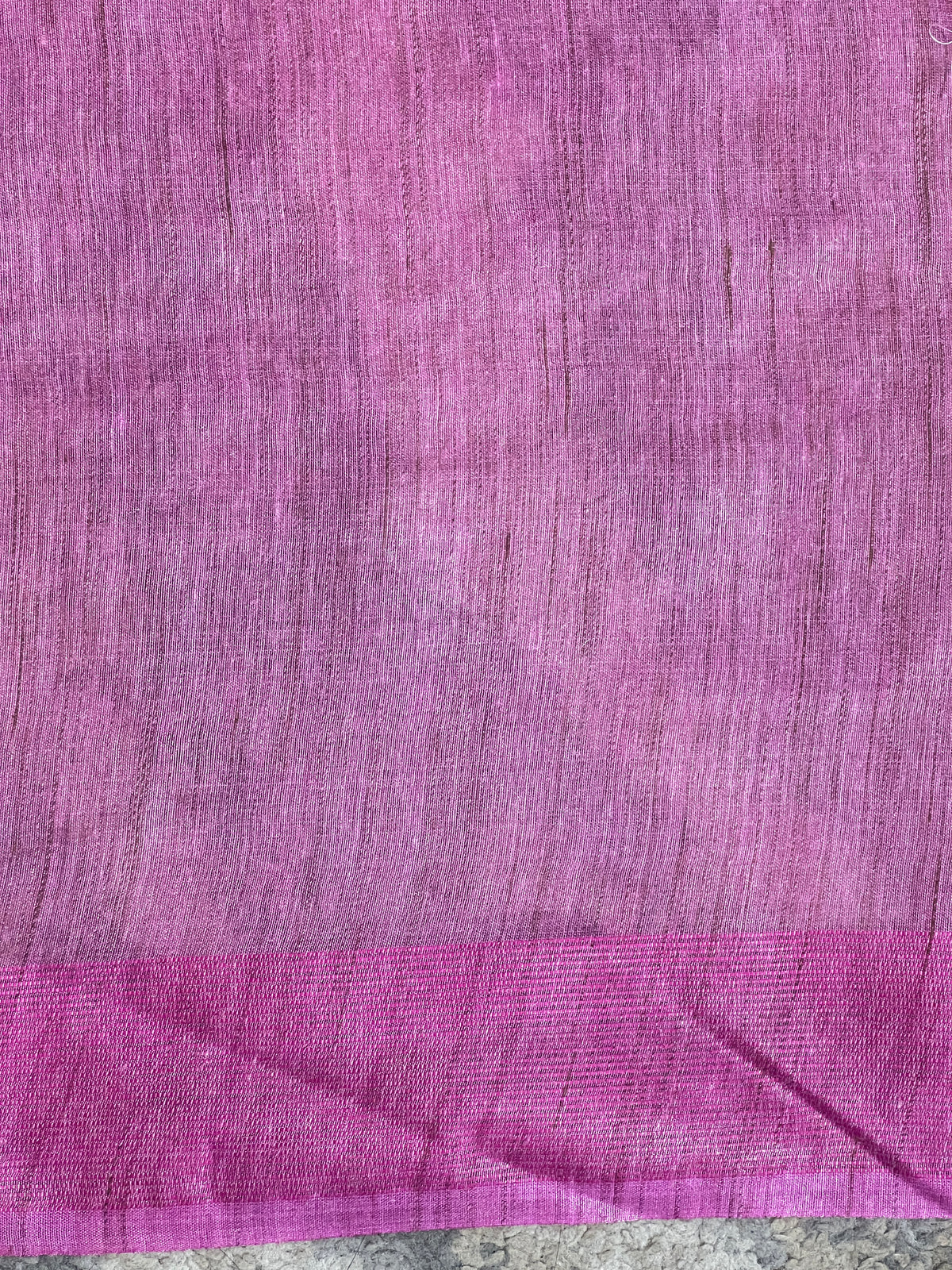 Floral Embroidered Bhagalpuri Linen Saree  | NHH739
