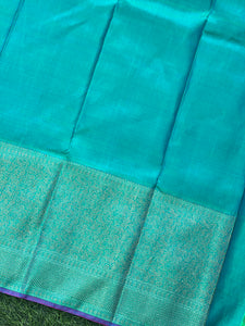 Kanchipuram Saree With Traditional Vanasimha Border | AK152