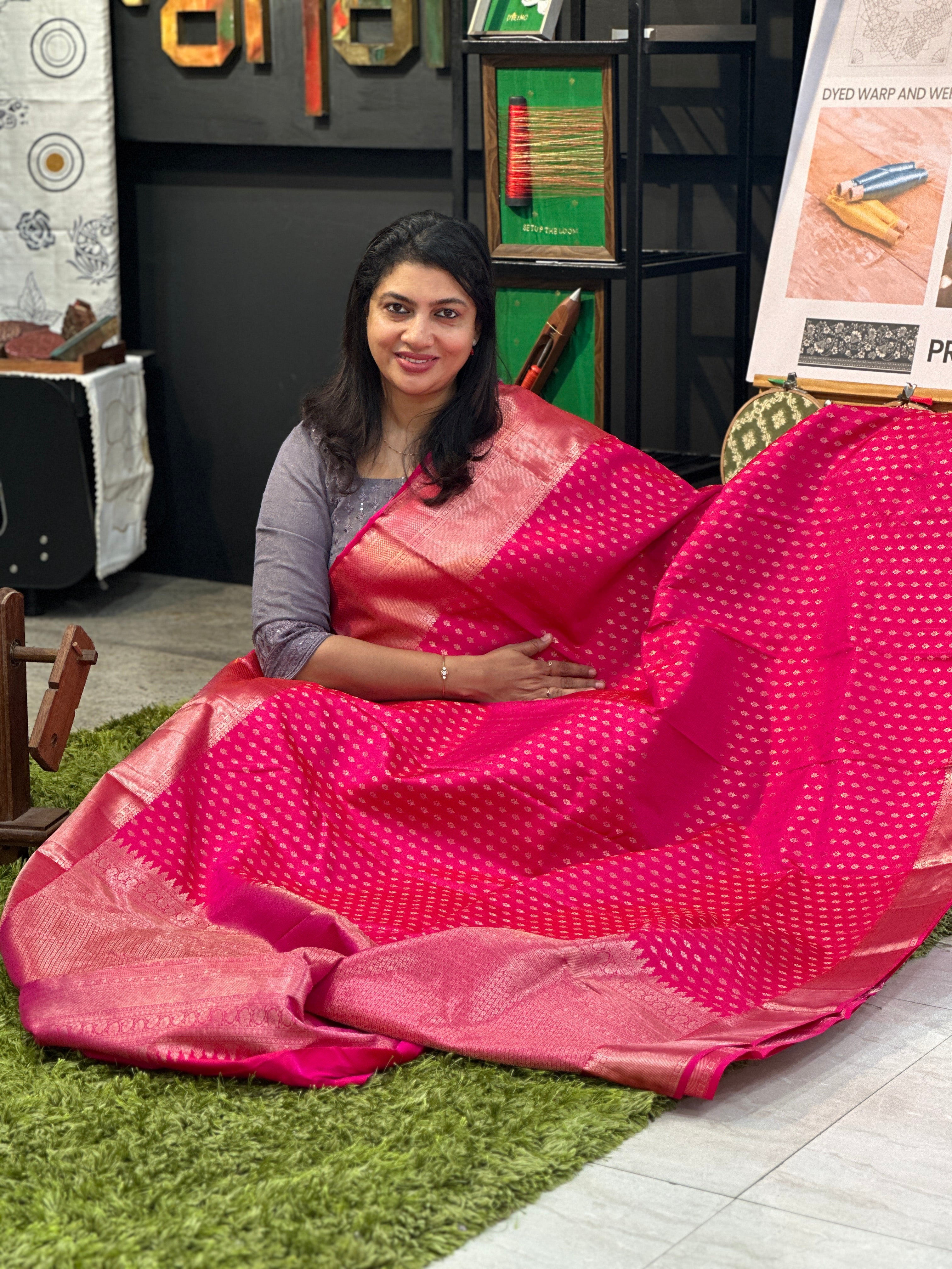 Traditional Handloom Kanchipuram Saree | OM269