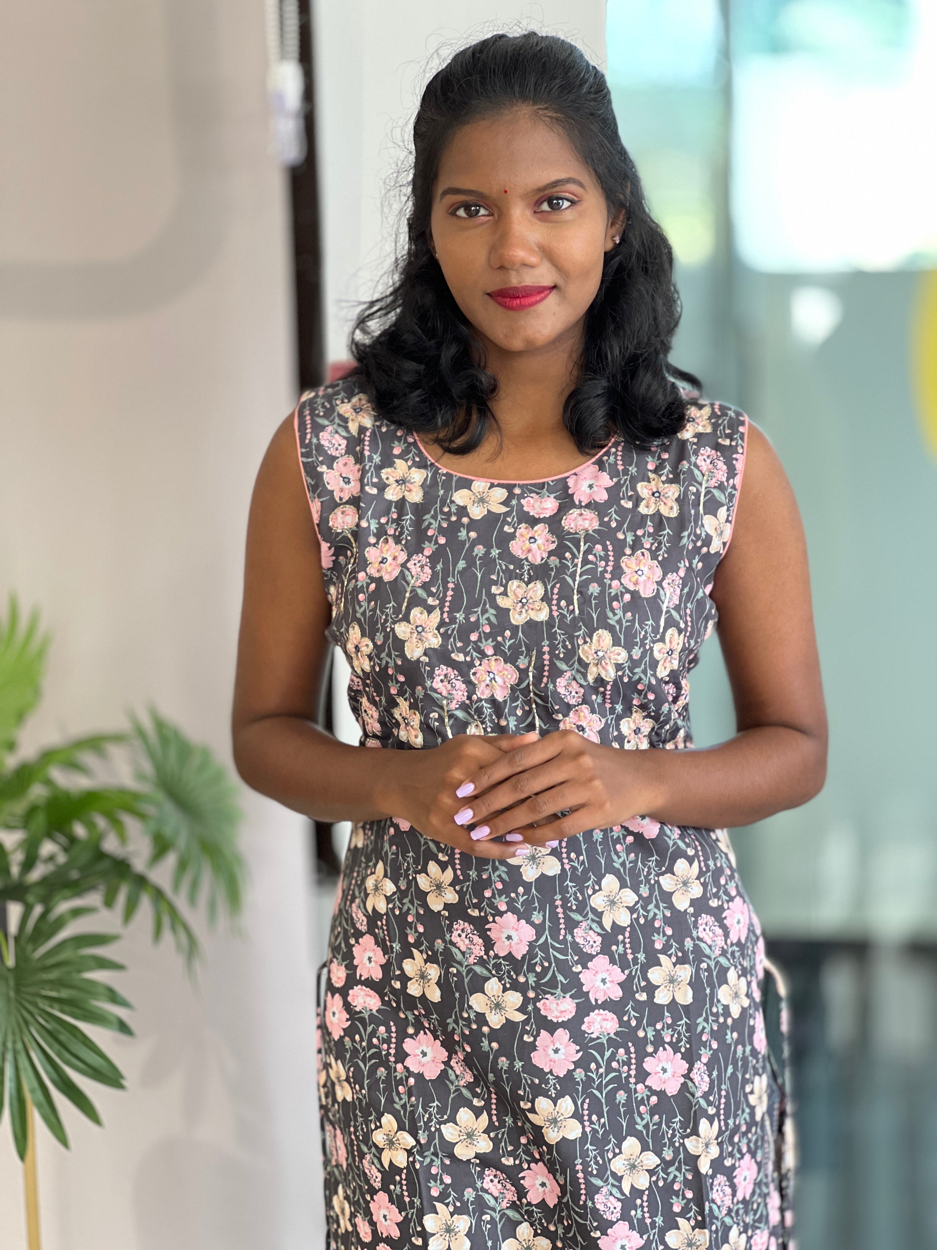 Floral Digital Printed Rayon Finish Kurta | YOC119