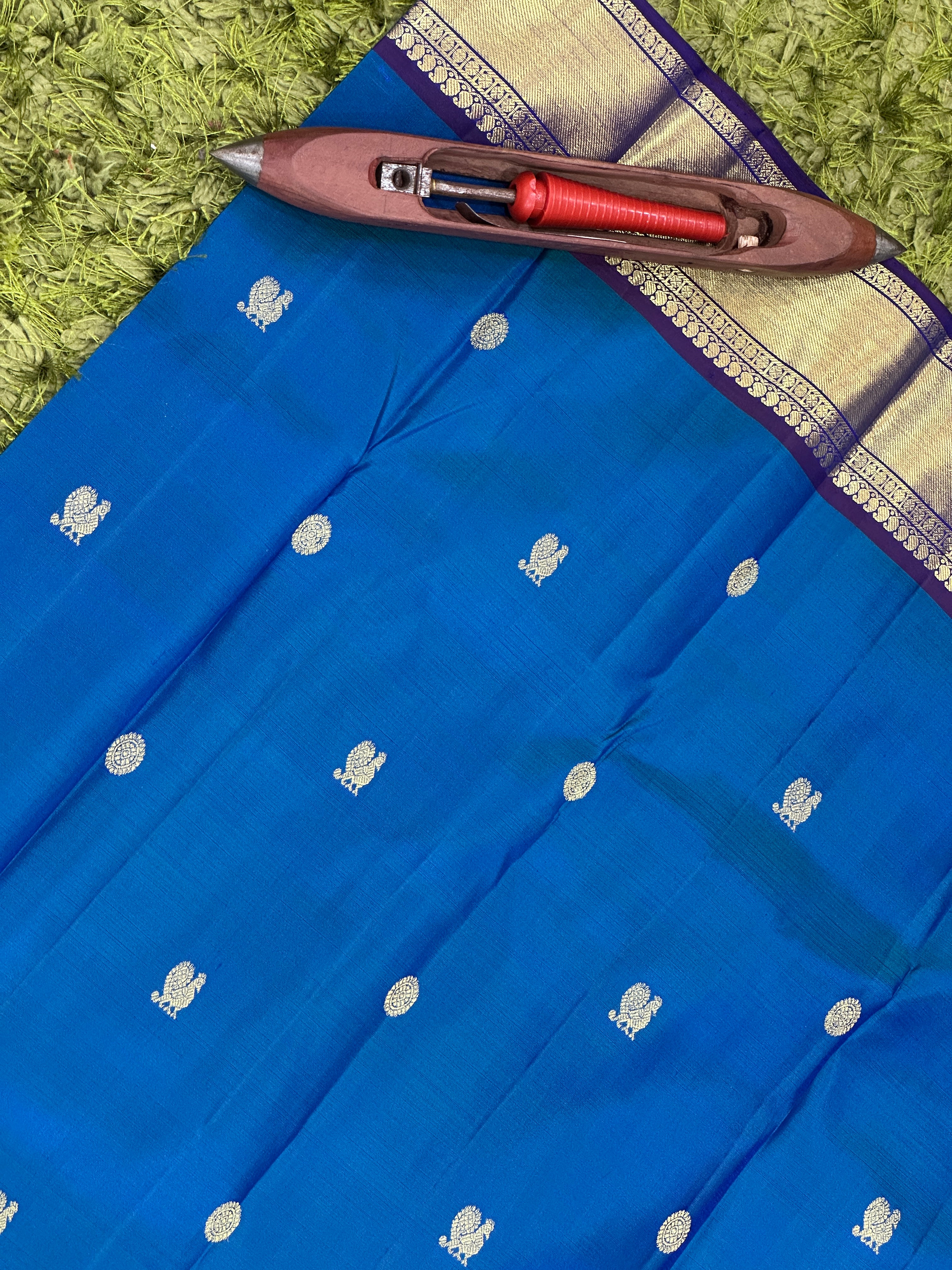 Traditional Butta Woven Handloom Kanchipuram Saree | OM264