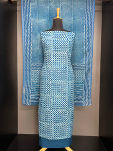 Printed Linen Salwar Set | HE129
