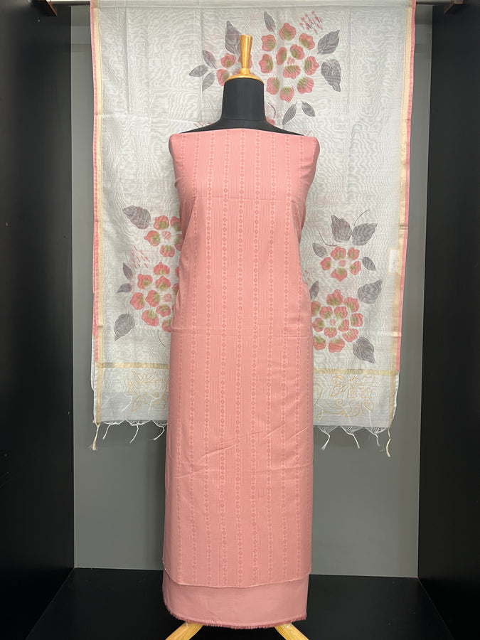 Geometric Print Detailed Cotton Salwar Set | HE158