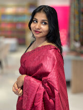 Machine Embroidery Detailed Tussar Saree | YNG567