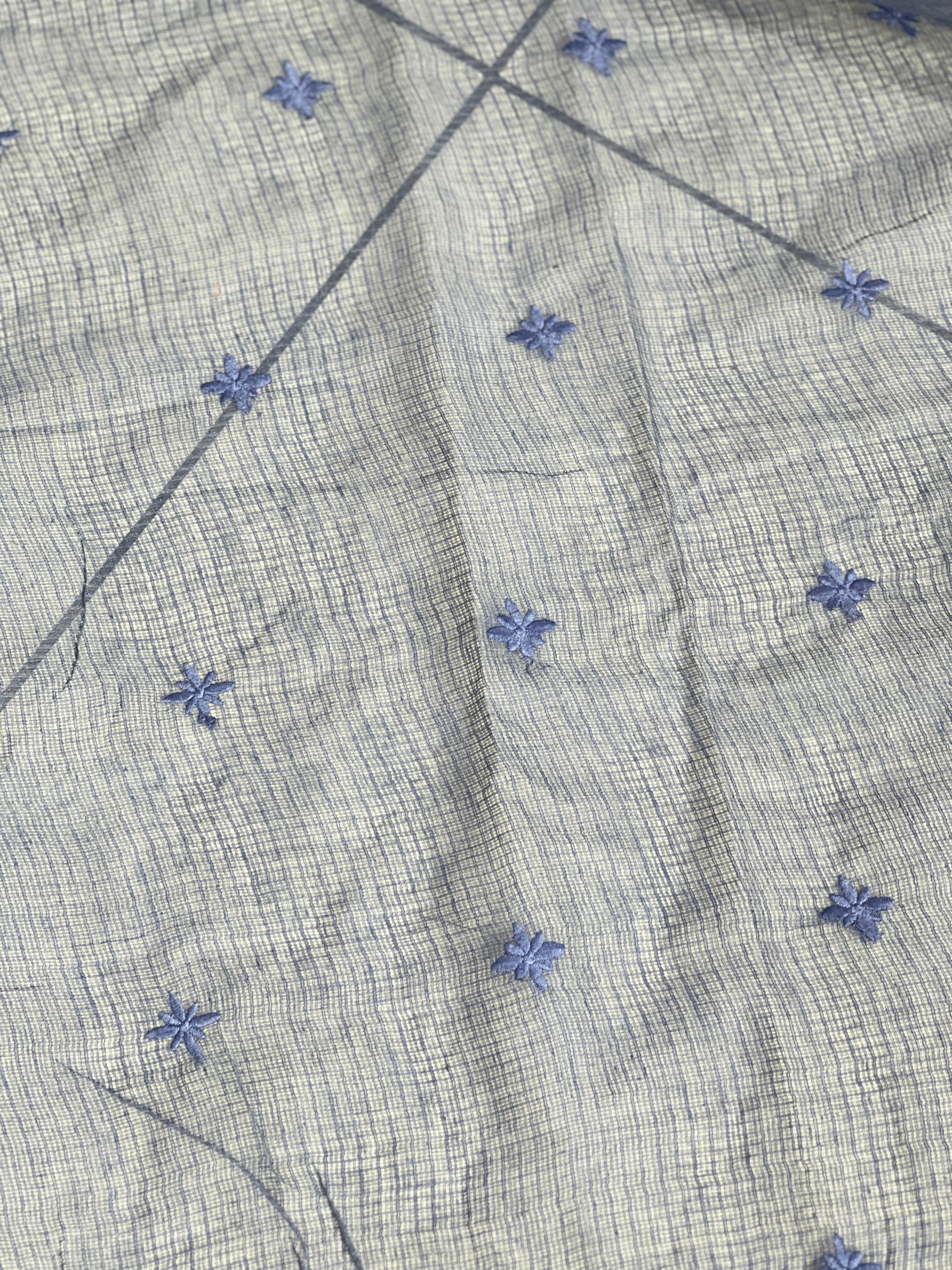 Machine Embroidery Detailed Kota Saree | PF1208