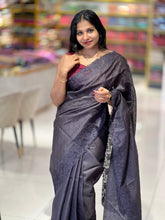 Machine Embroidery With Cutwork Detailed Silky Kota Saree | BLD1191