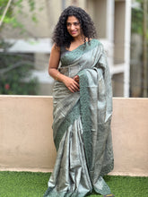 Cut Work Pattern Tussar Finish Saree | BLD334