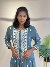 Embroidery Design Georgette Kurta | NI386
