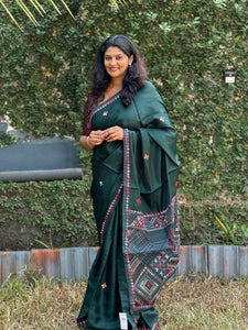 Powerloom Semi Silk Saree | BLD208