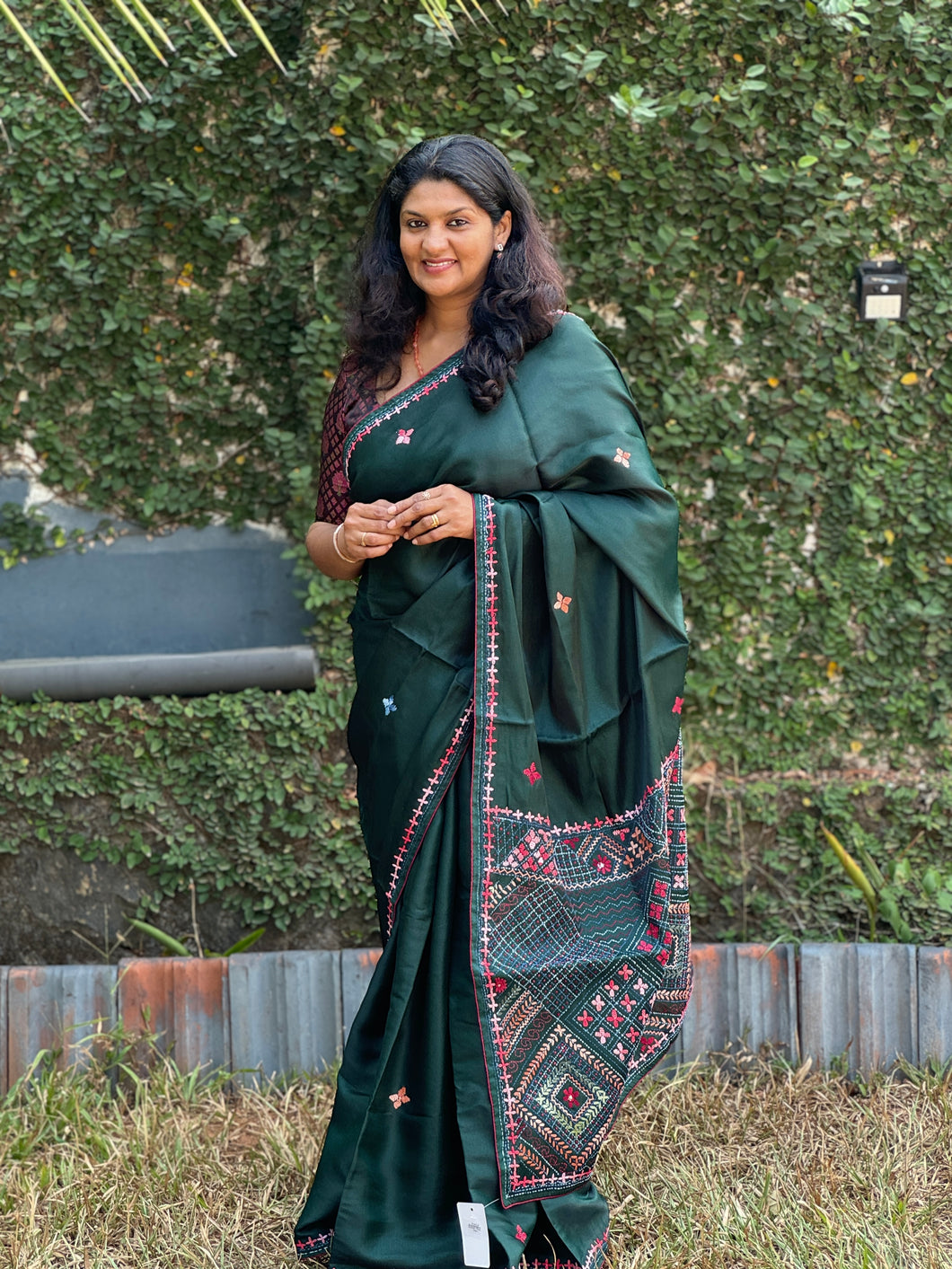 Powerloom Semi Silk Saree | BLD208