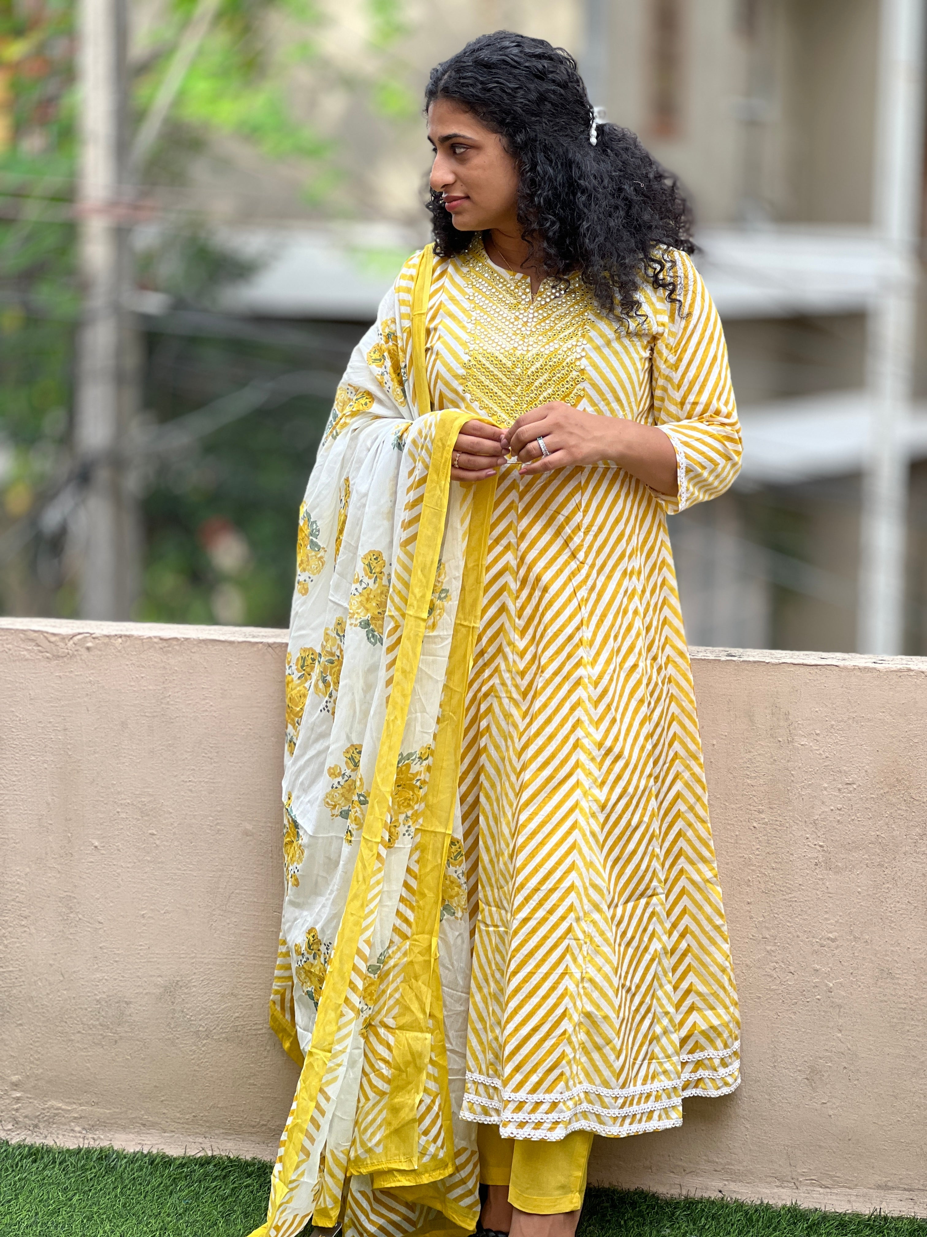 Printed Cotton Kurta Set | NCF168