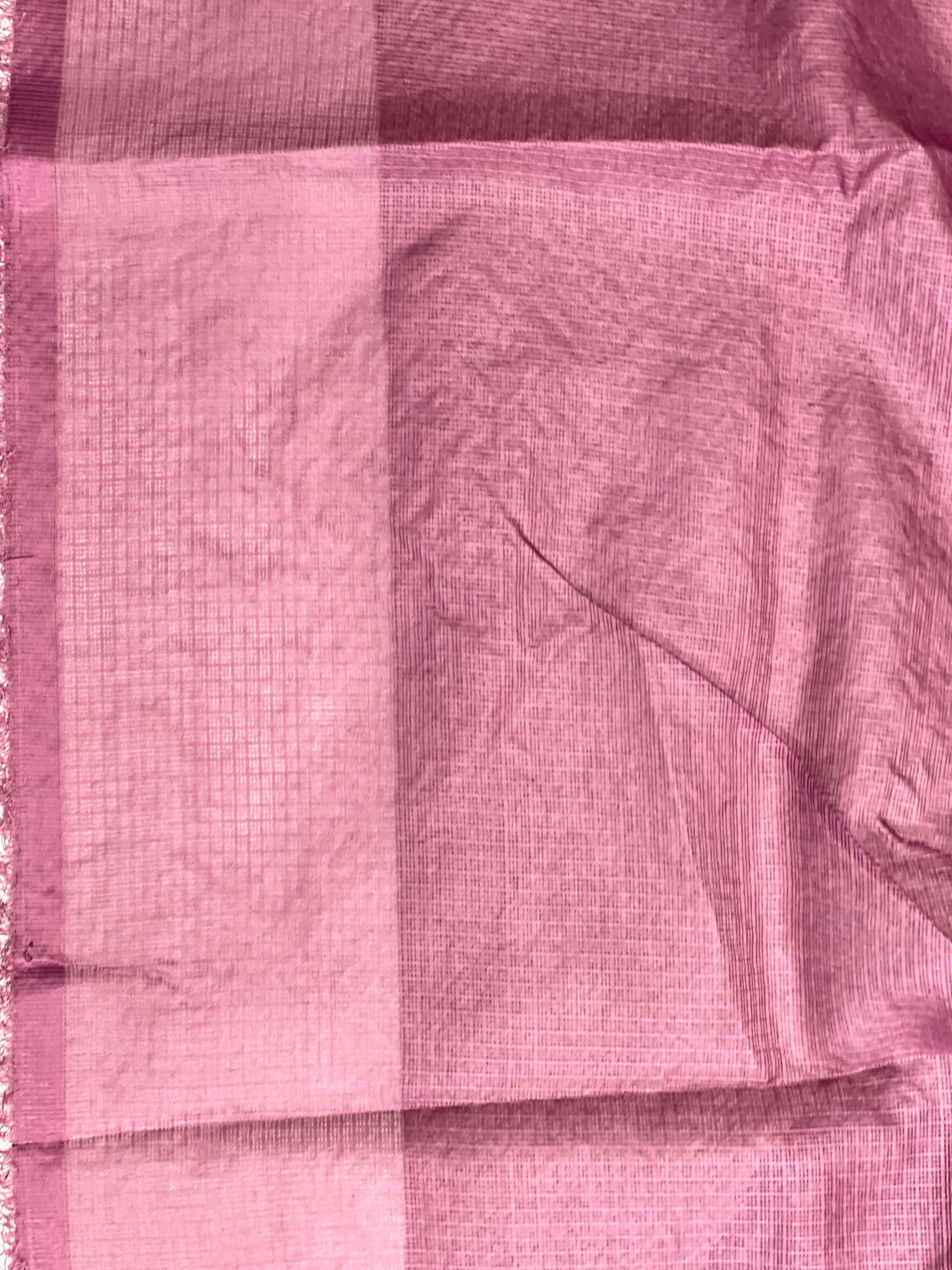 Machine Embroidery With Cutwork Detailed Silky Kota Saree | BLD1185