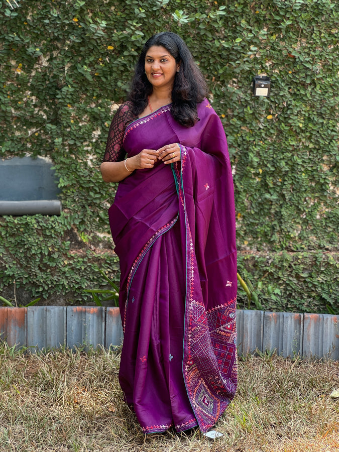 Powerloom Semi Silk Saree | BLD208