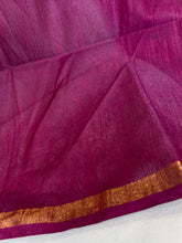 Screen Printed Bhagalpuri Linen Saree | US220