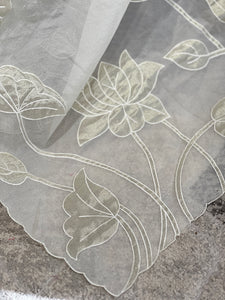 Tissue Applique Detailed Organza Saree | MM146