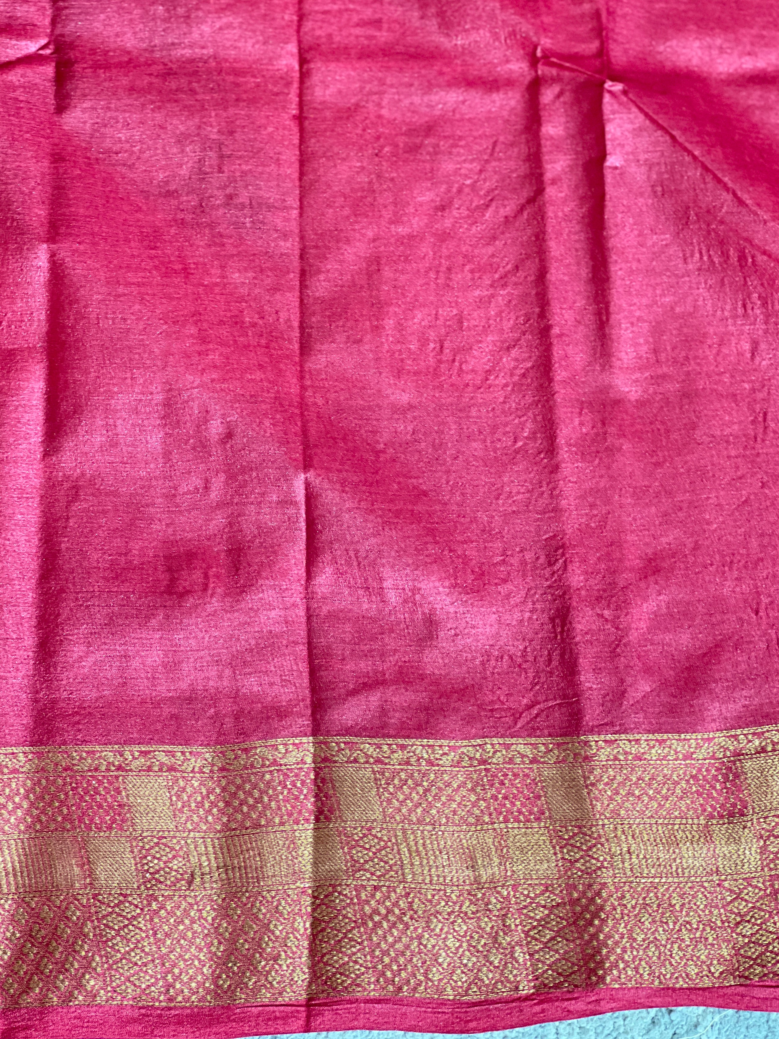 Banarasi Woven Buta Pattern Tussar Saree |GA111
