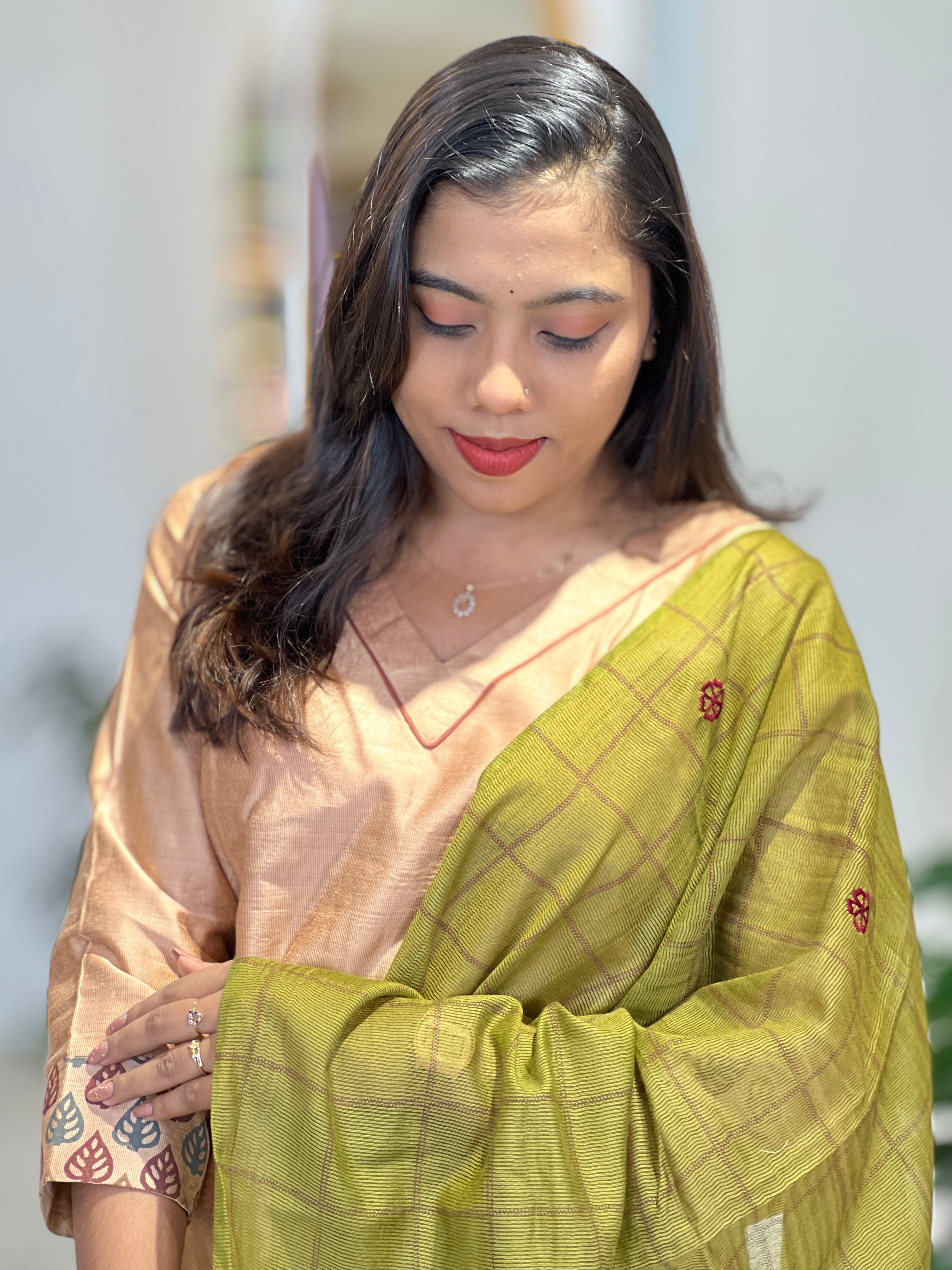 Printed Pattern PV Kurta Set | IHP163