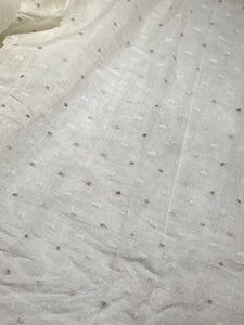 Floral Applique Detailed Organza Saree | MM141