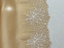 Floral Machine Embroidered Crushed Organza Saree | BLD1101