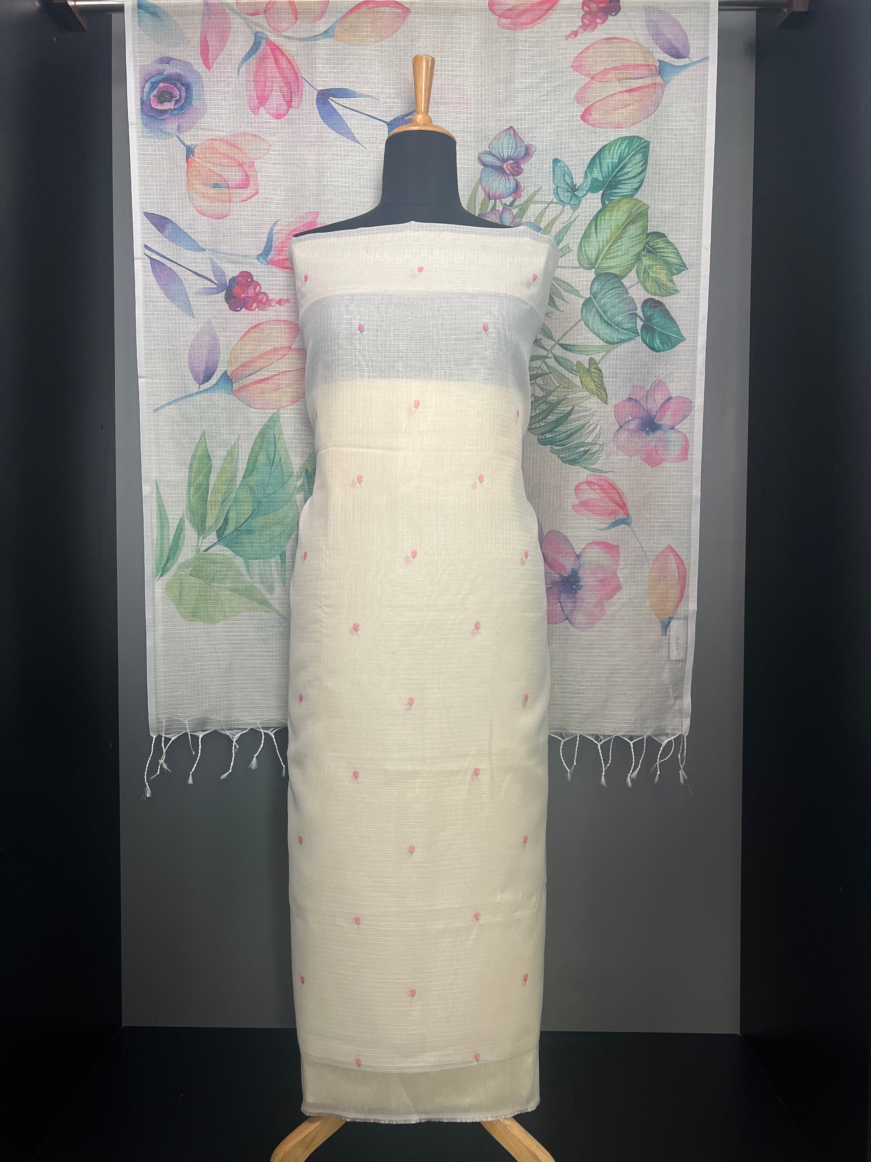 Floral Digital Printed Silky Kota Salwar Set | MR244
