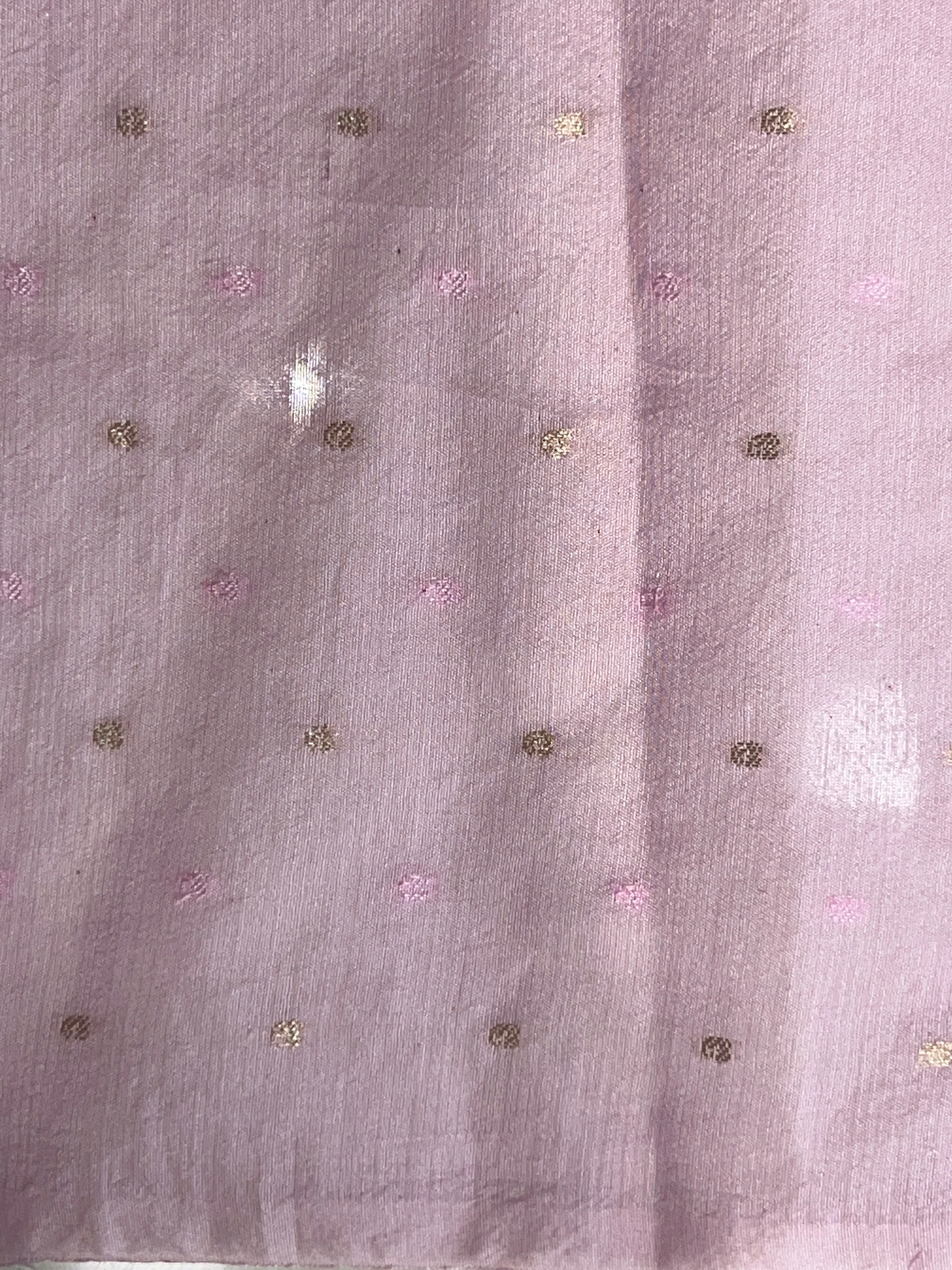 Floral Applique Detailed Organza Saree | MM359