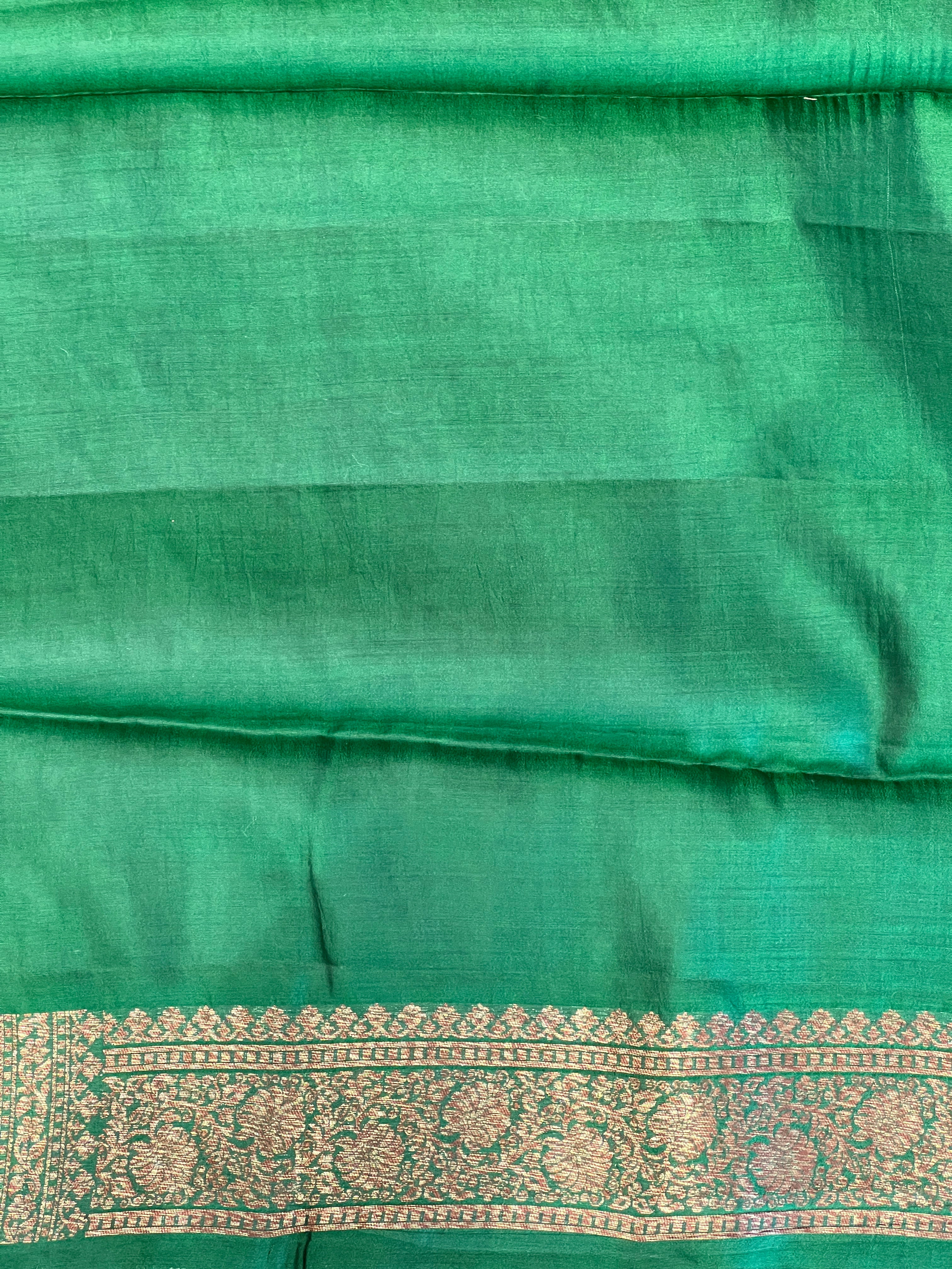 Zari & Thread Woven Pure Banarasi Silk Saree | YNG692