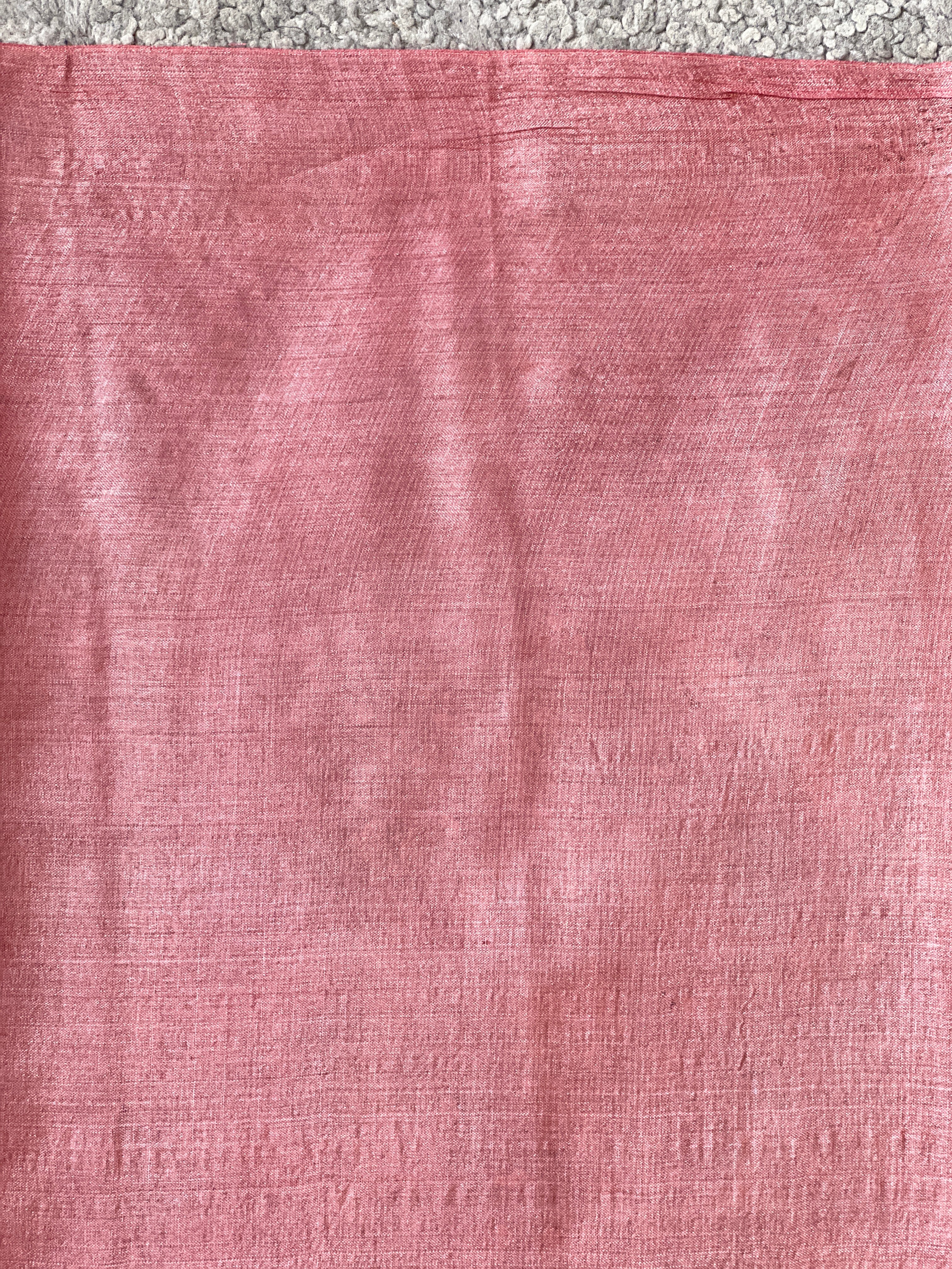 Line Pattern Tussar Saree | GA121