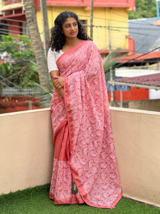 Computerised Machine Embroidery Silky Kota Saree | TOT105