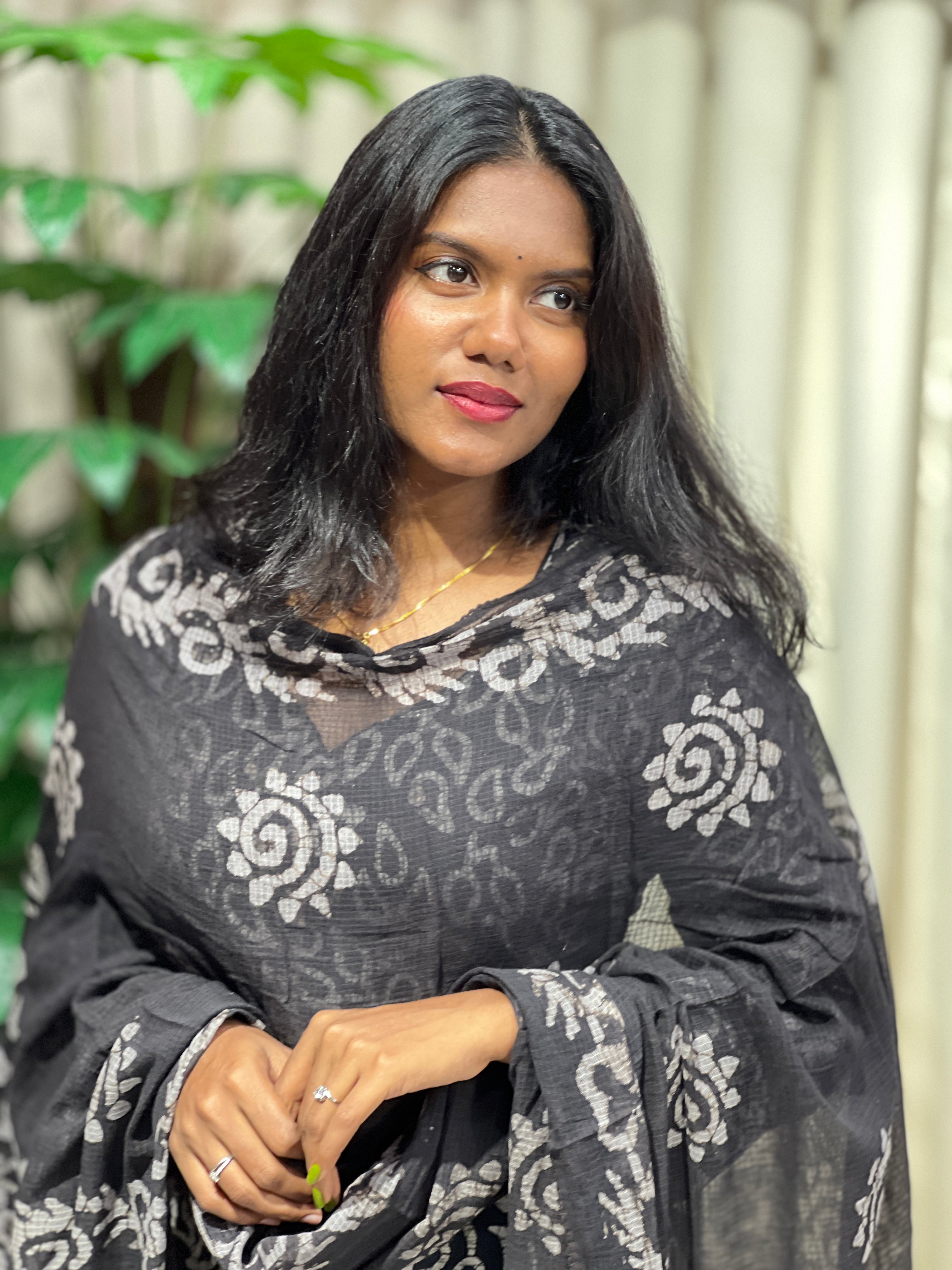 Batik Printed Cotton Kurta Set | SLM153