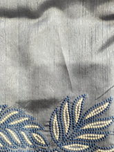 Point Embroidery Detailed Semi Silk Saree | BLD1080