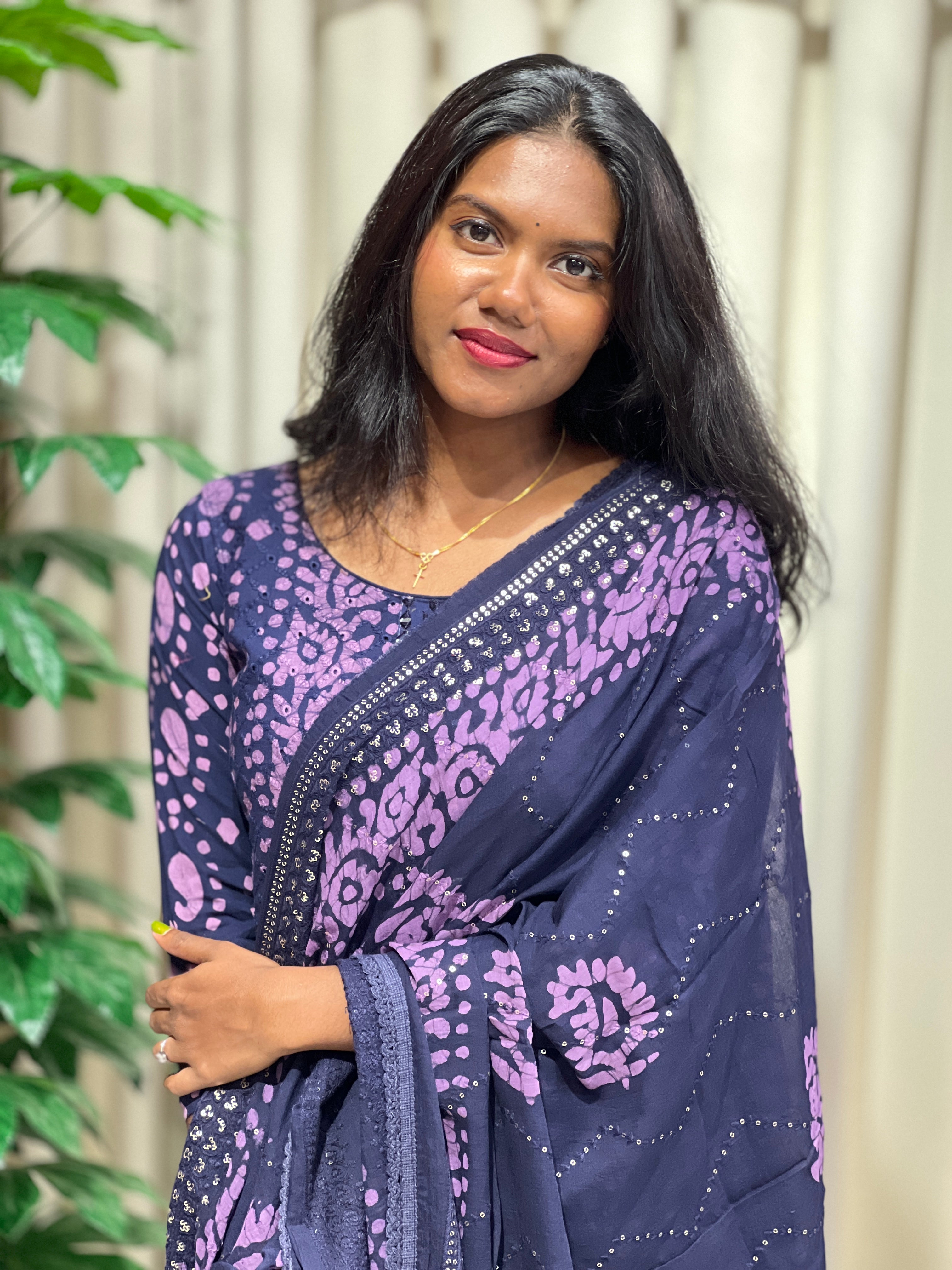 Batik Printed Cotton Kurta Set | SLM152