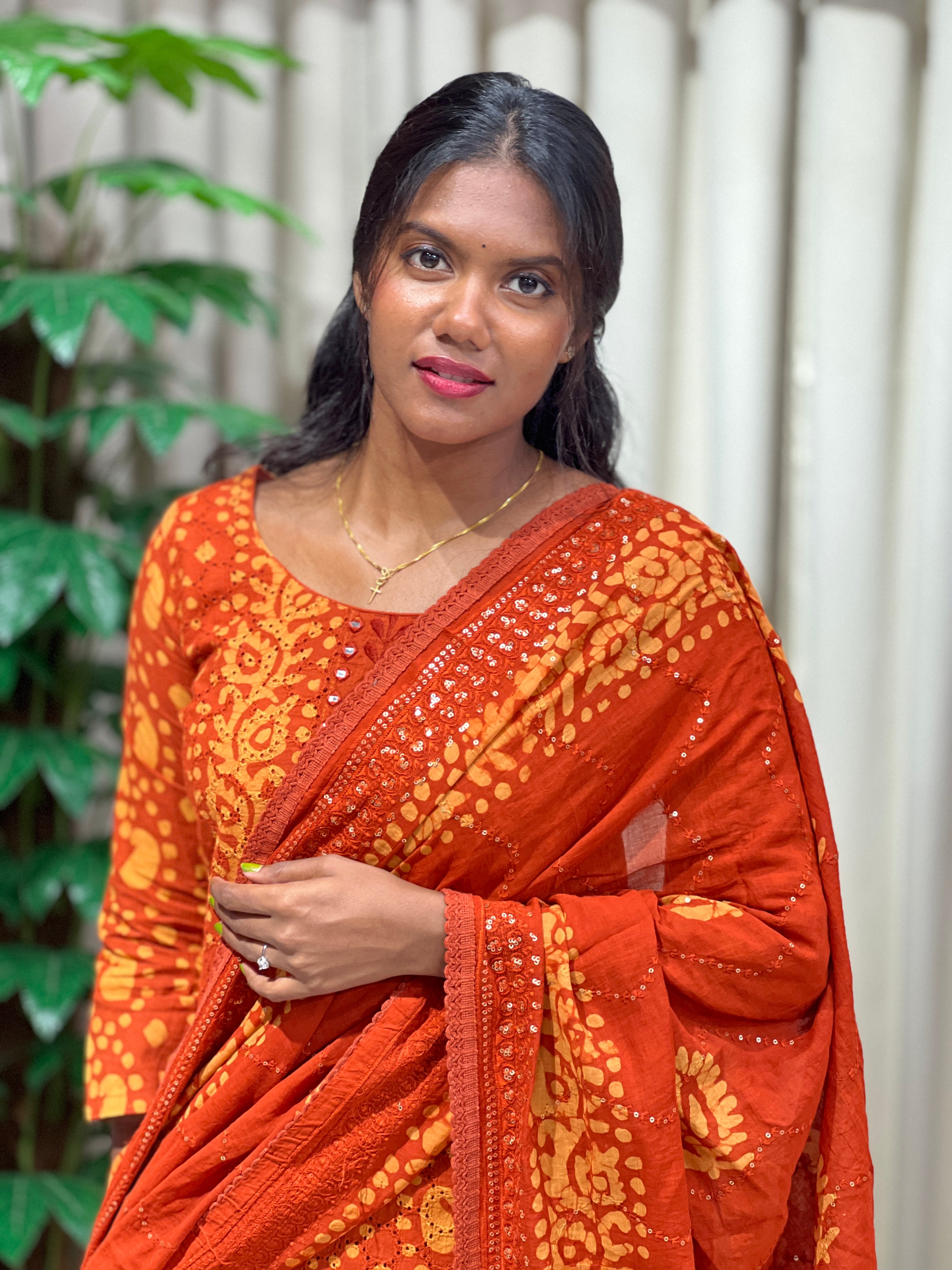 Batik Printed Cotton Kurta Set | SLM150