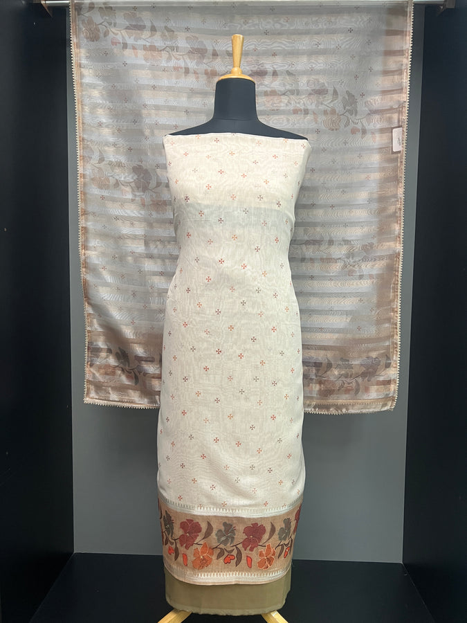 Digital Print  Chanderi Salwar Set  | SUN593