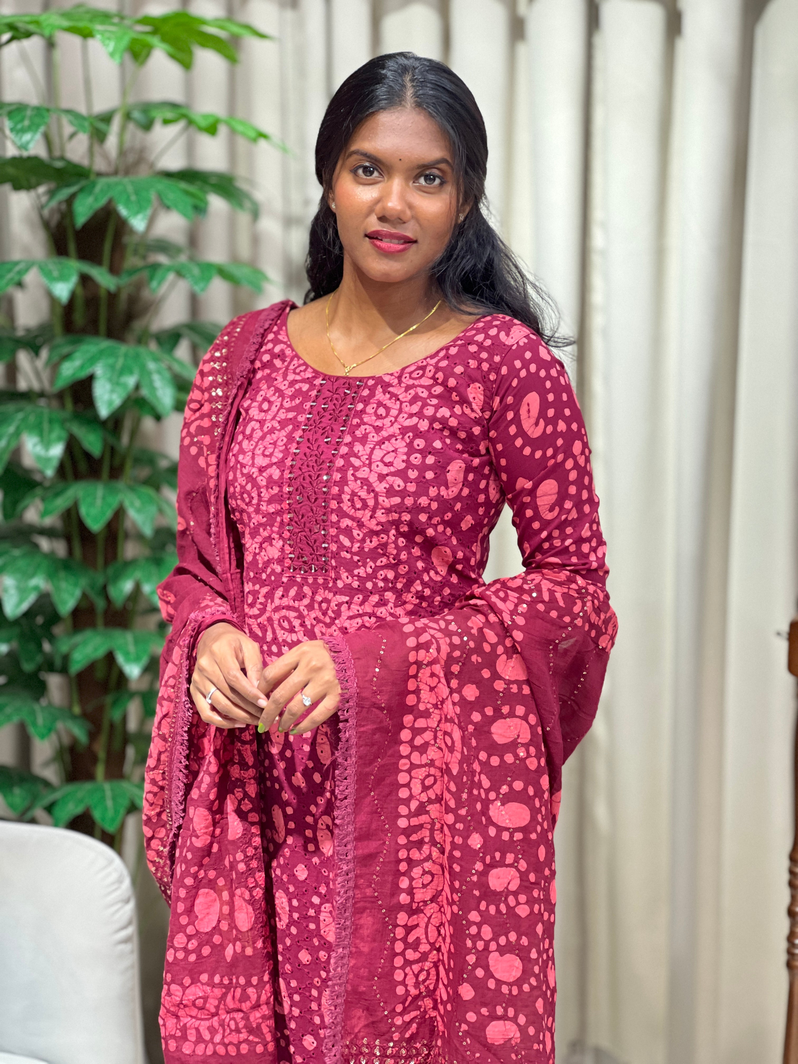 Batik Printed Cotton Kurta Set | SLM151