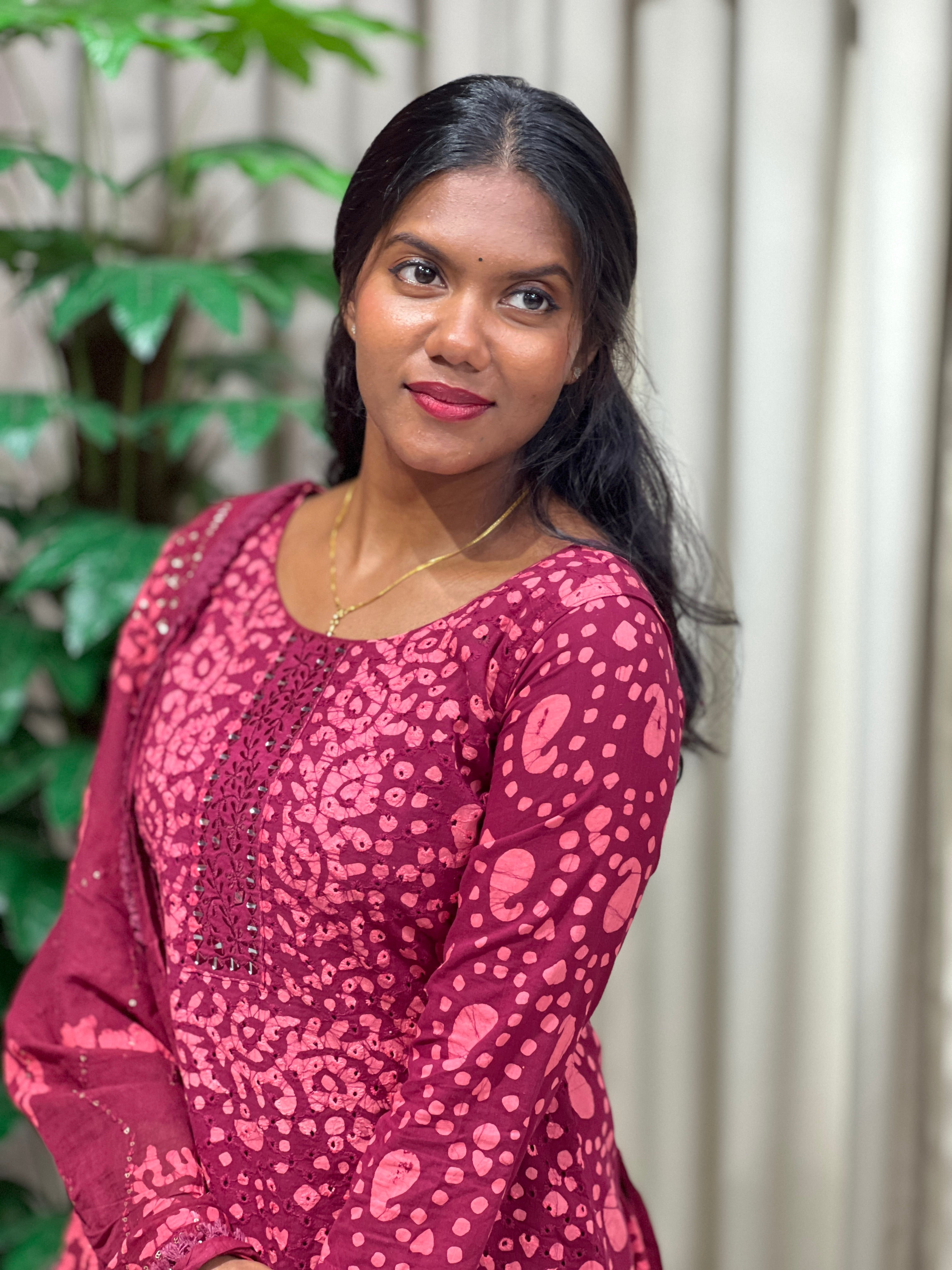 Batik Printed Cotton Kurta Set | SLM151