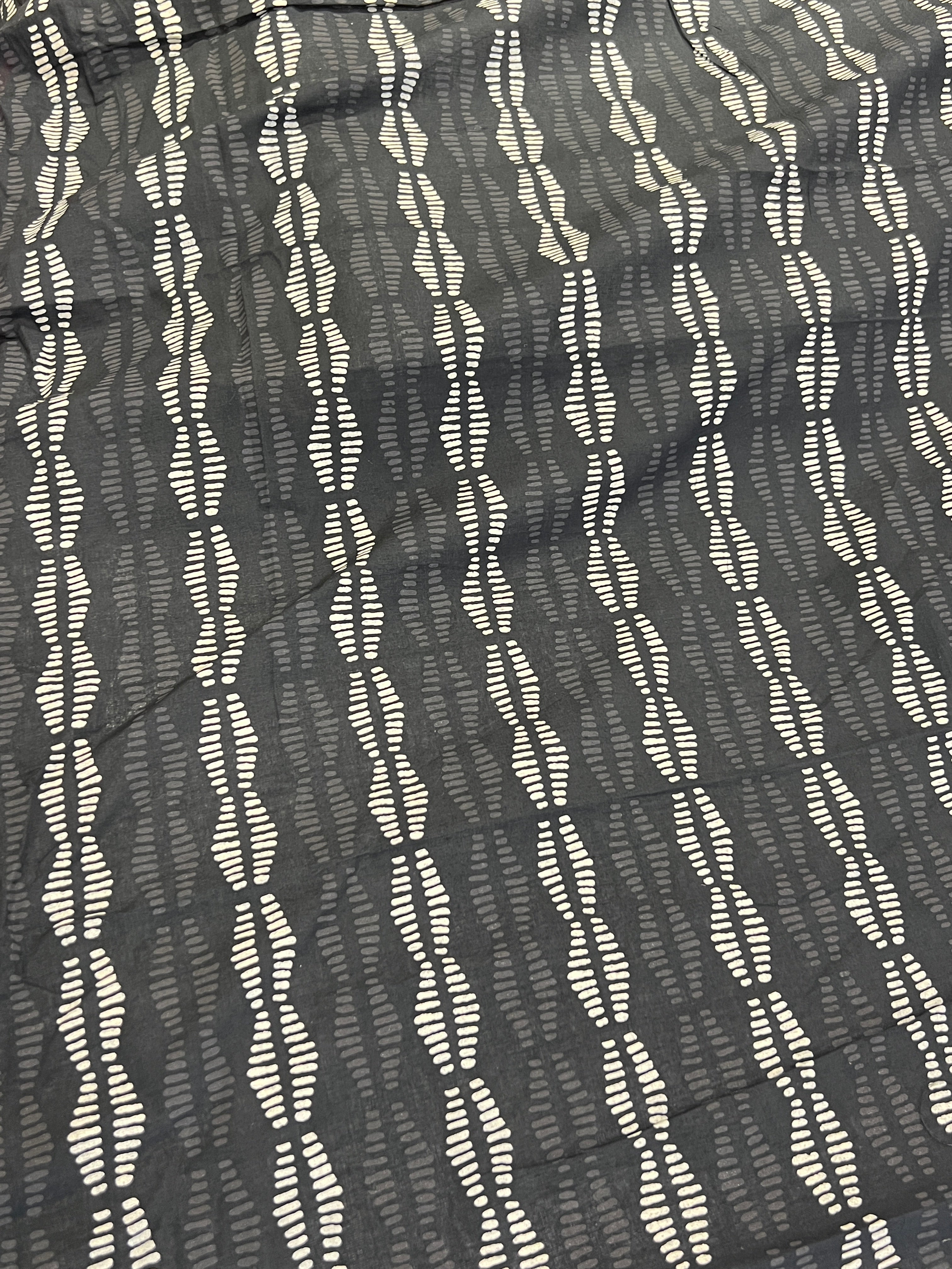 Block Printed Cotton Saree | SFA123