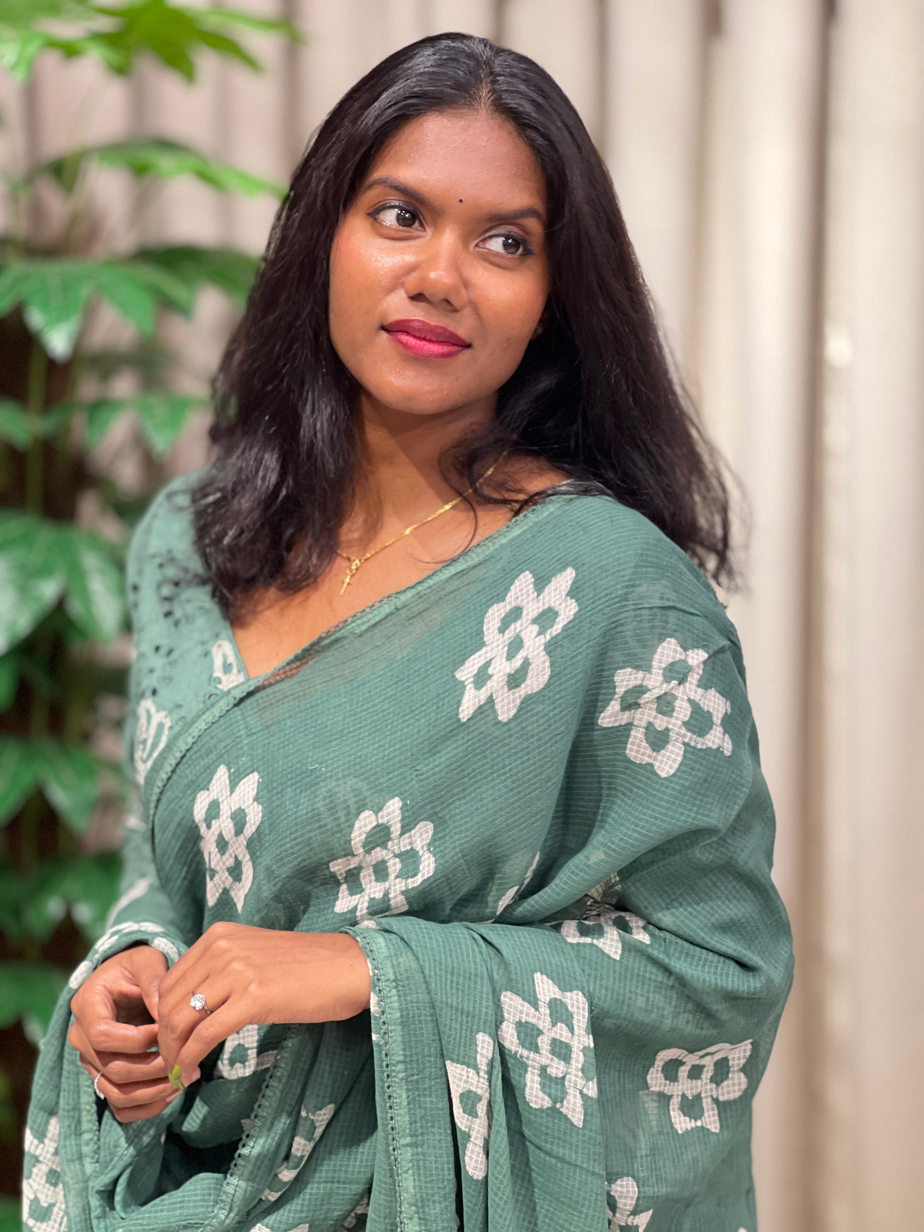 Batik Printed Cotton Kurta Set | SLM147