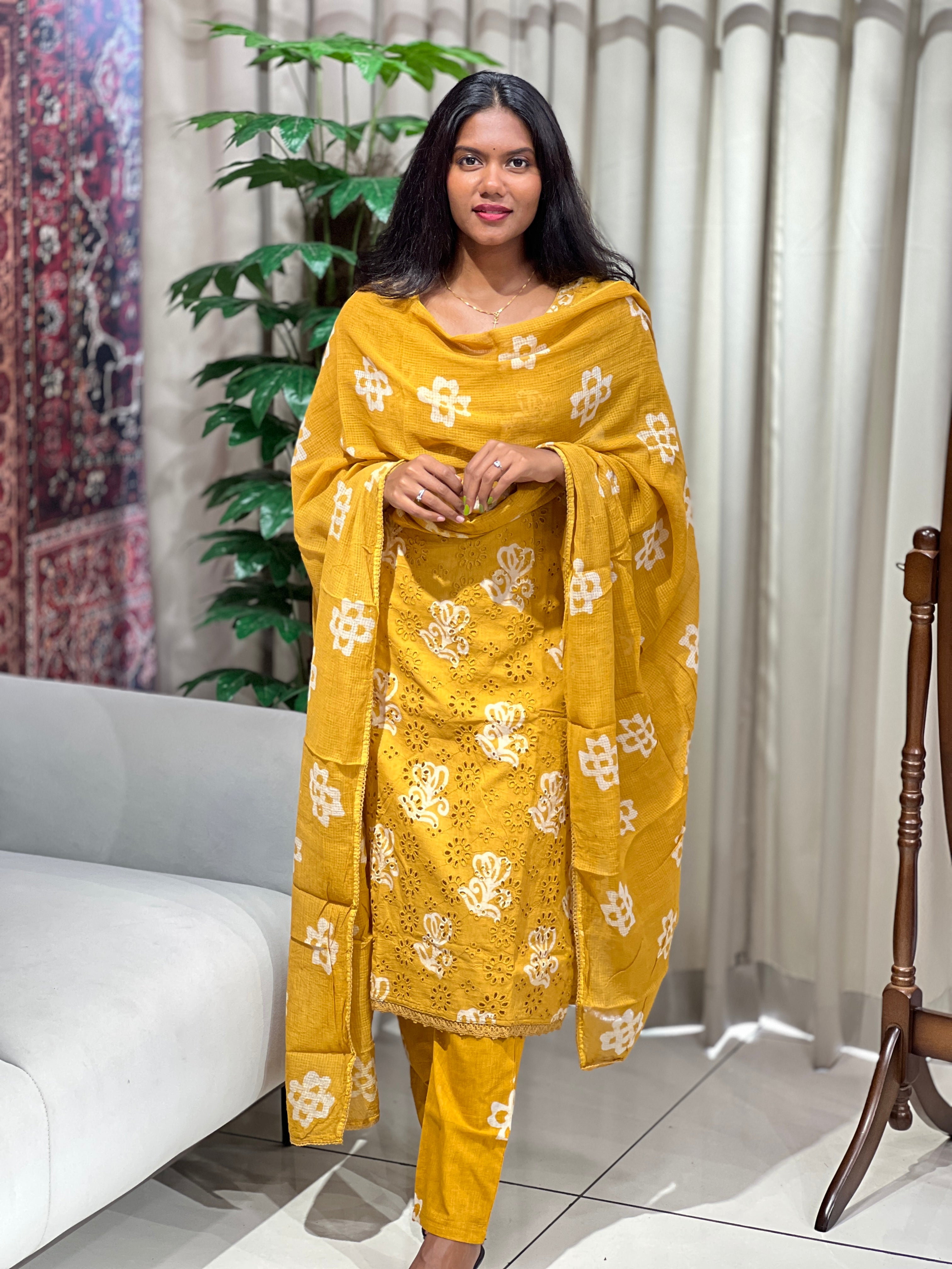 Batik Printed Cotton Kurta Set | SLM145