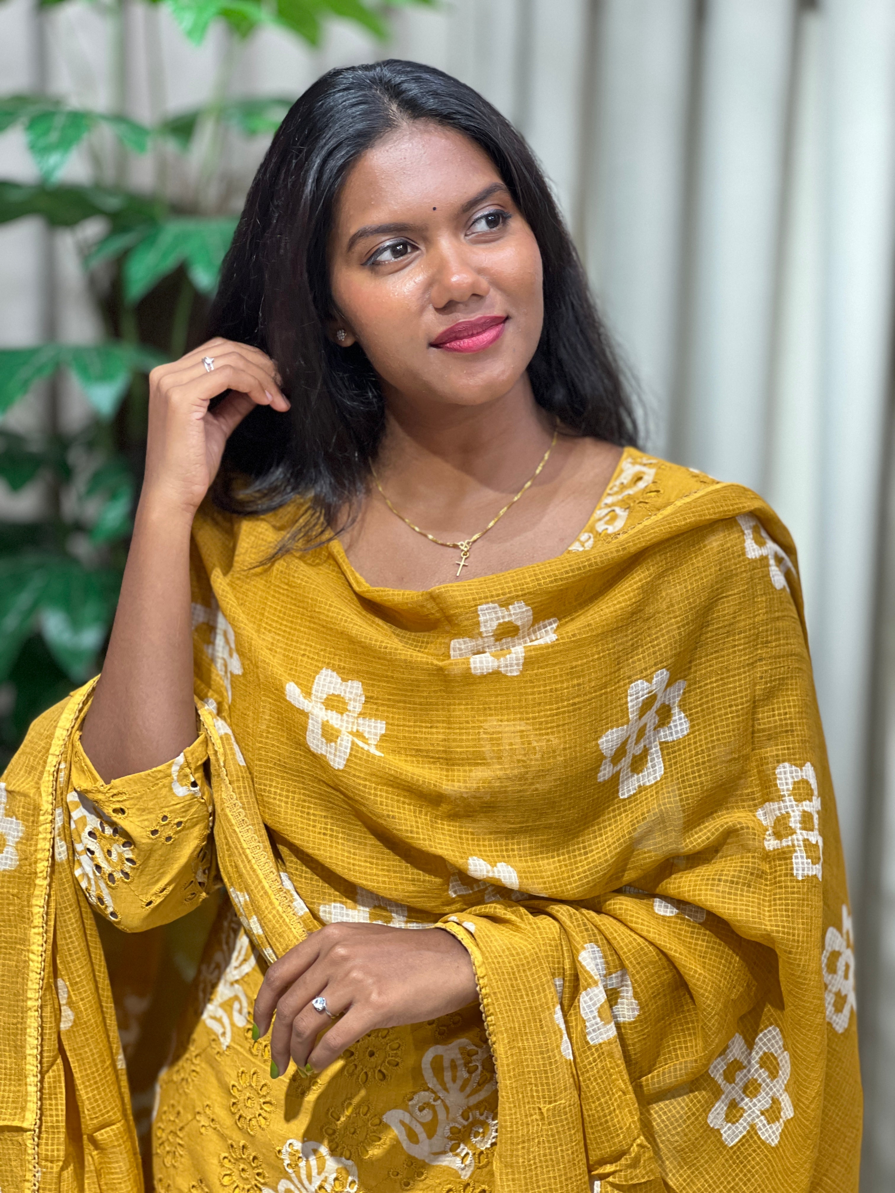 Batik Printed Cotton Kurta Set | SLM145