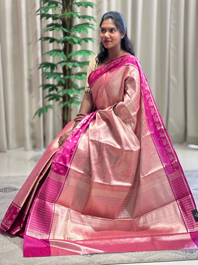 Banarasi Weaved Semi Silk Saree | NN299