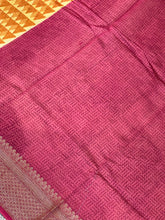 Geometric Print Patterned Chanderi Silk Saree | RGD515