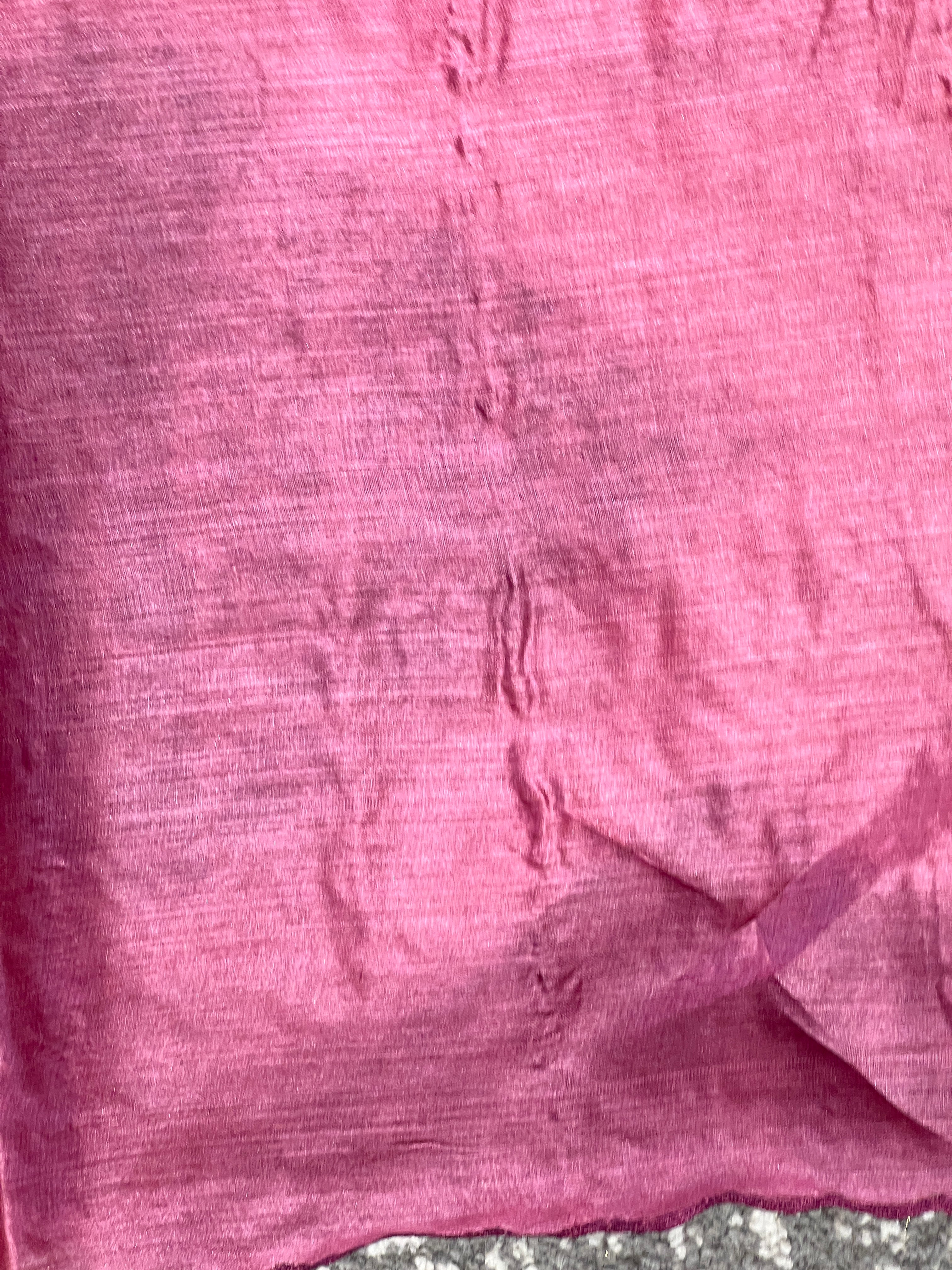 Floral Machine Embroidery Pure Tussar Saree | YNG675