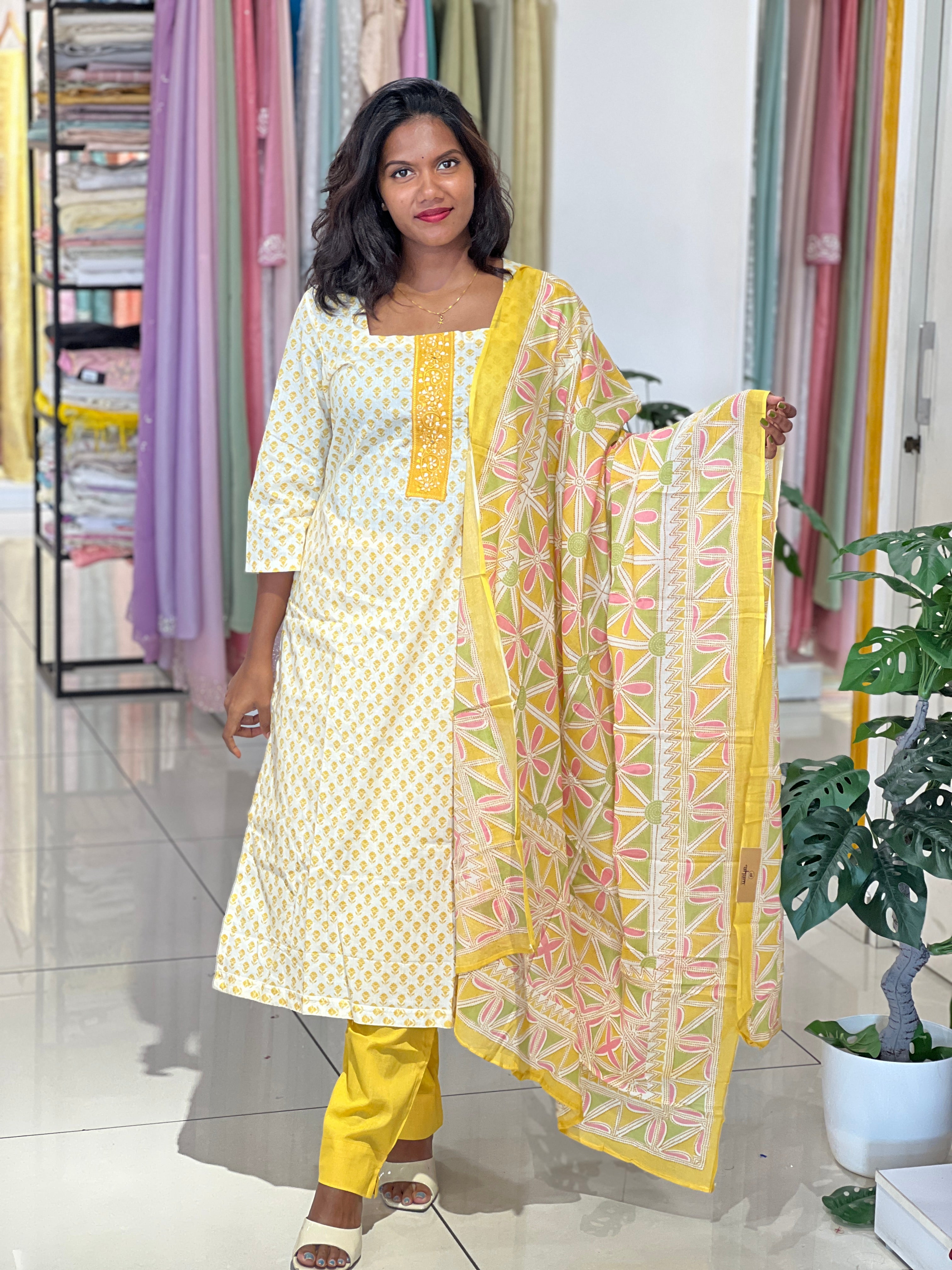 Printed Cotton Kurta Set | IHP115