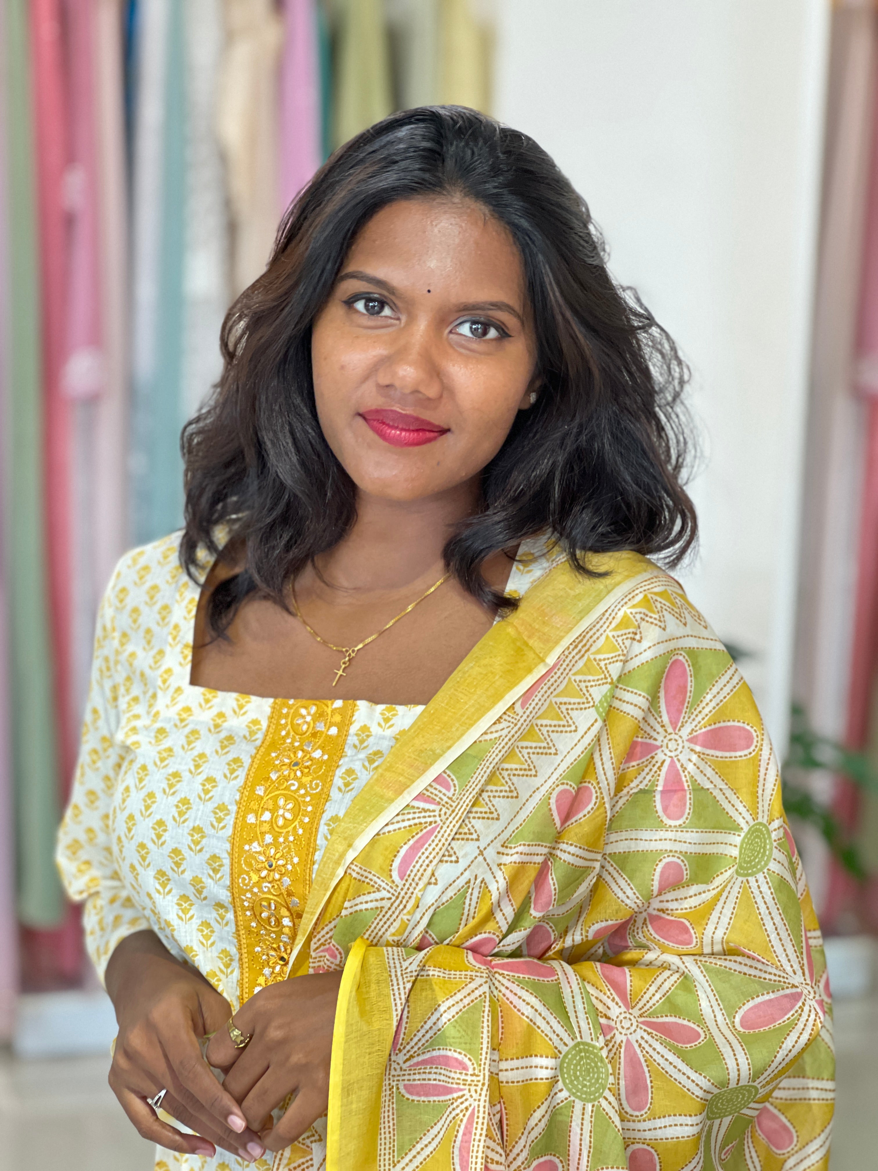Printed Cotton Kurta Set | IHP115