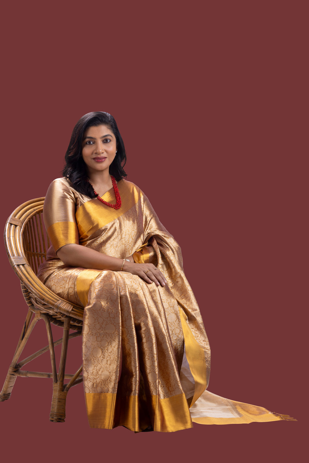 Antique Zari Weaved Banarasi Saree | NN117