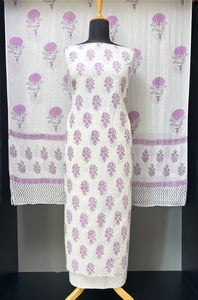 Block Printed Cotton Salwar Set | JKL567