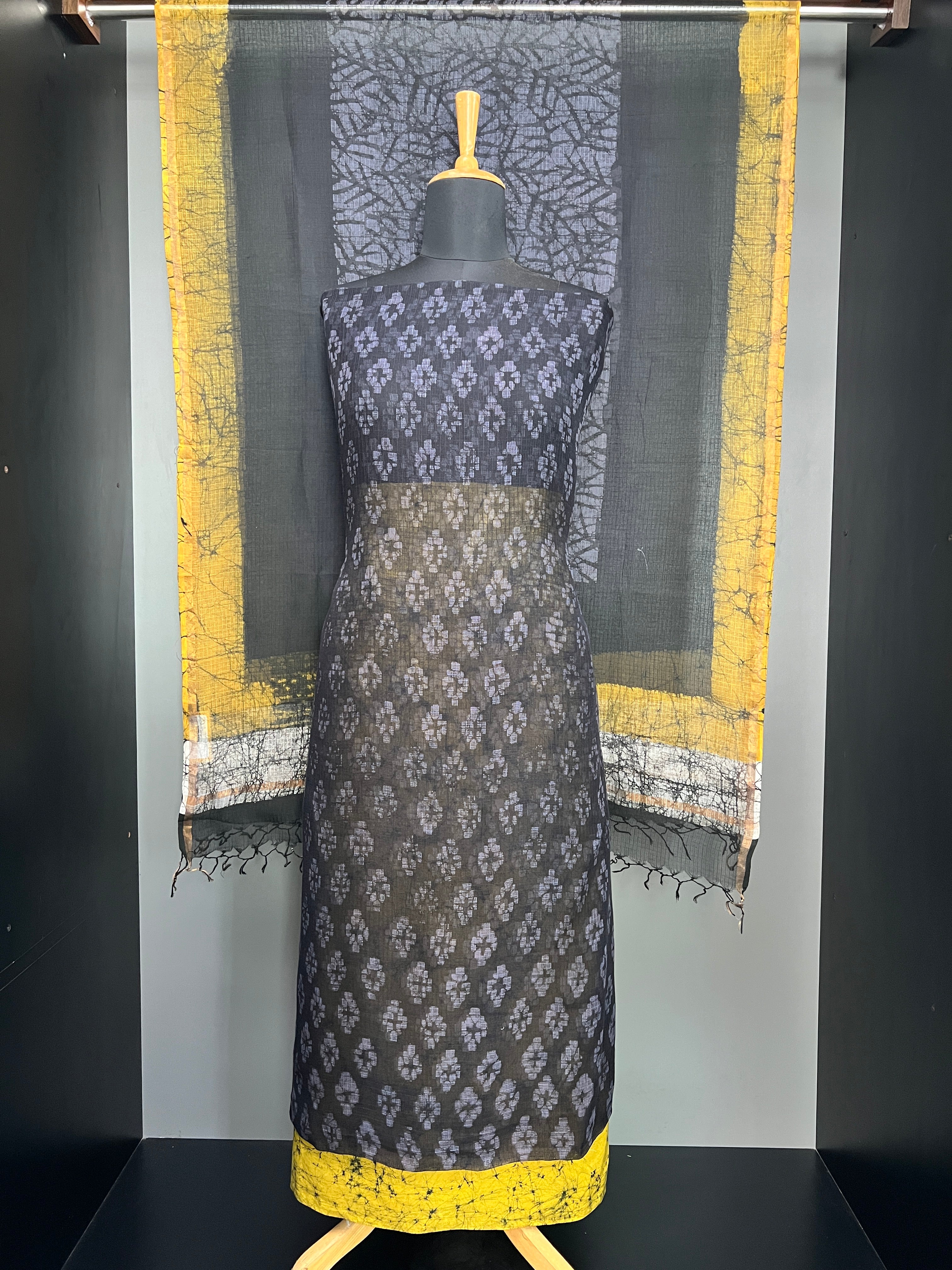 Print Detailed Kota Salwar Set | JKL578